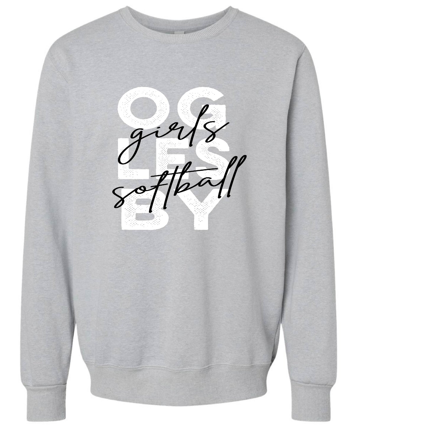 OGLESBY SOFTBALL HOODIES/CREWNECK SWEATSHIRTS