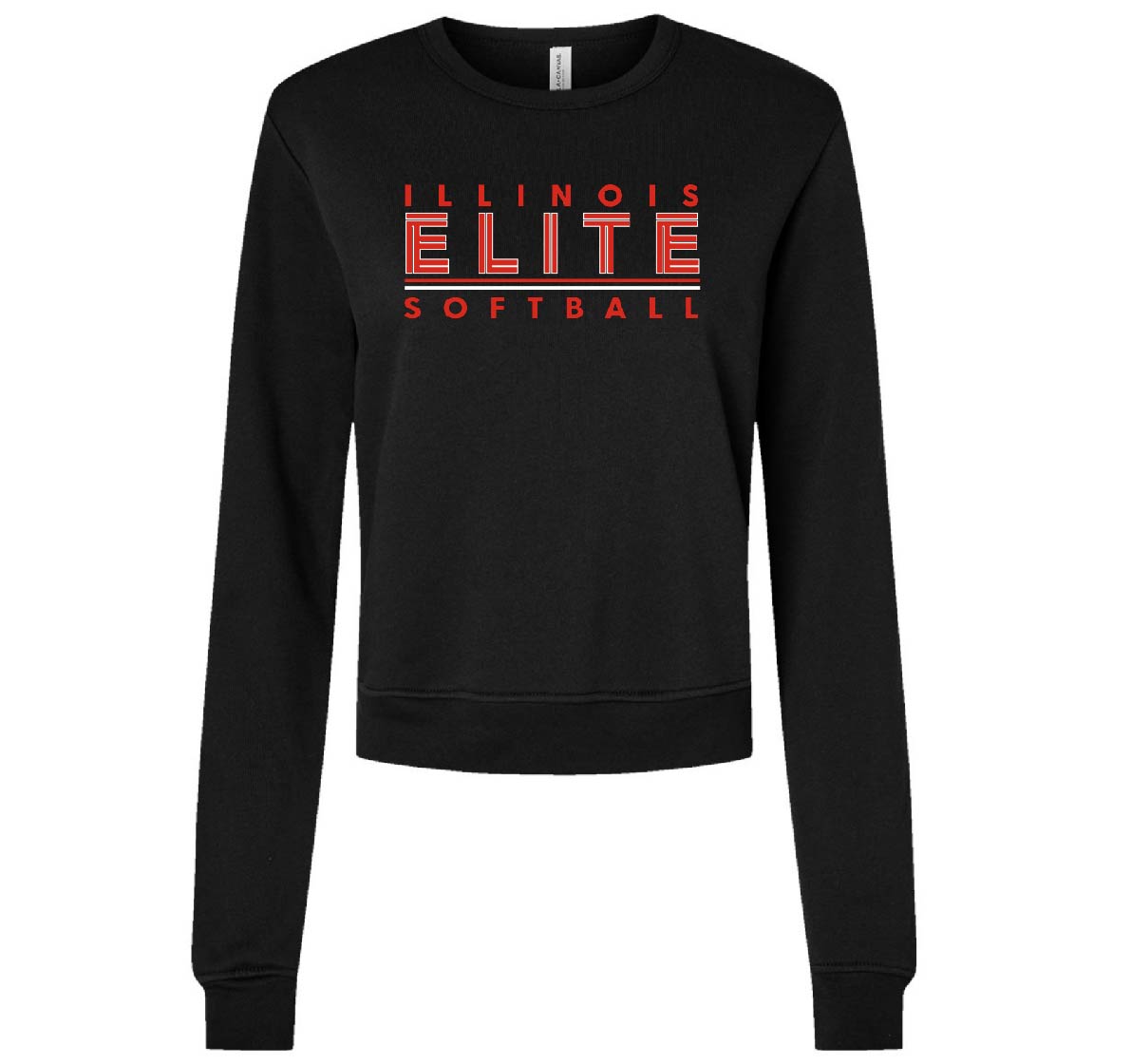 ELITE LINE FONT SOFTBALL WOMENS CUT ( CREWNECKS)