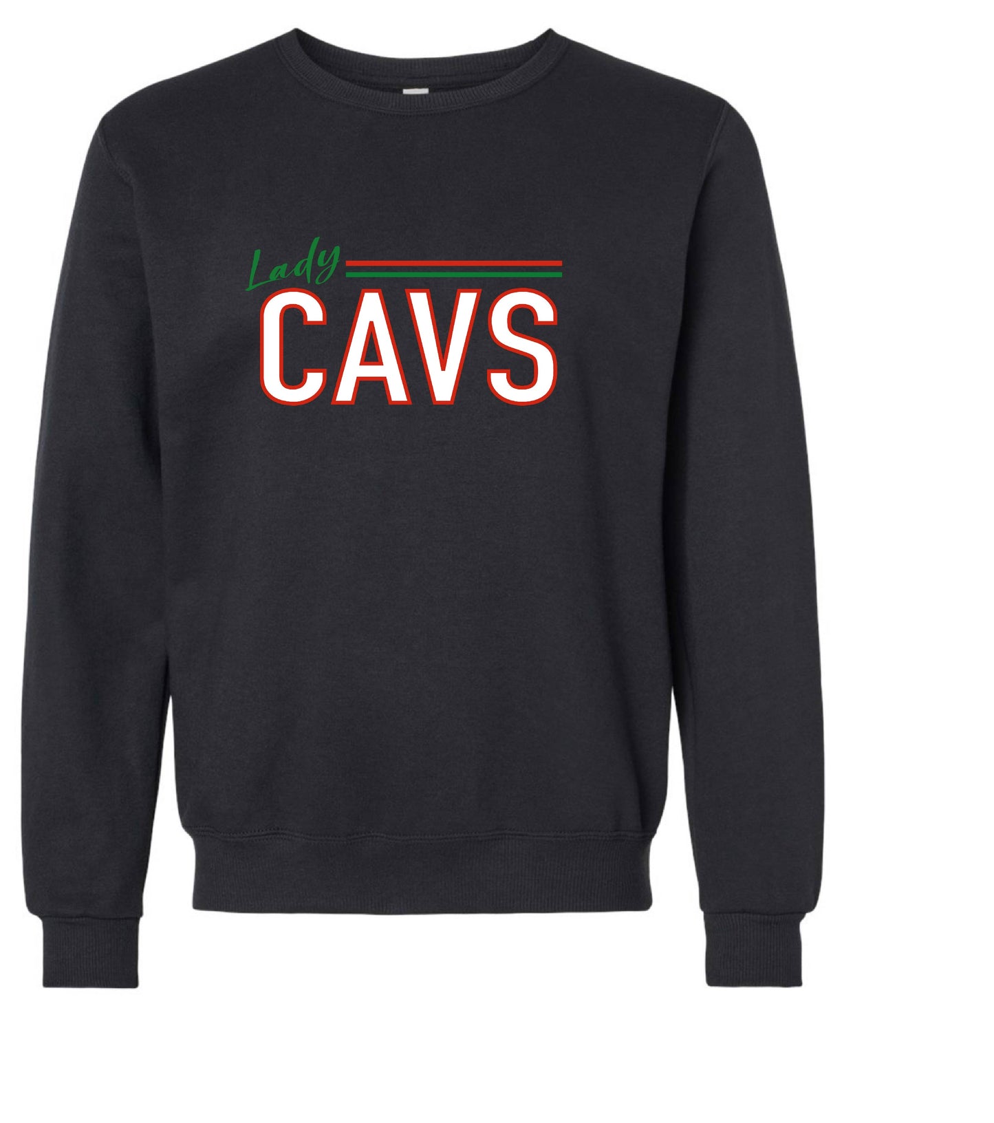 LADY CAVS TWO LINES CREWNECKS (24-25)