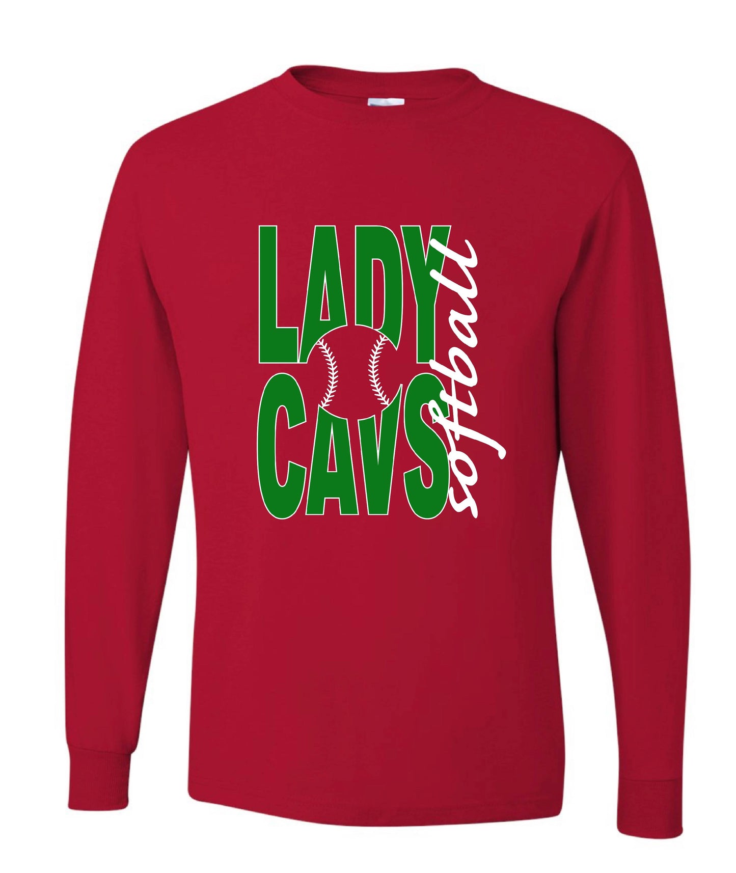 LADY CAVS BALL TSHIRT/LONG SLEEVE T (multiple options)