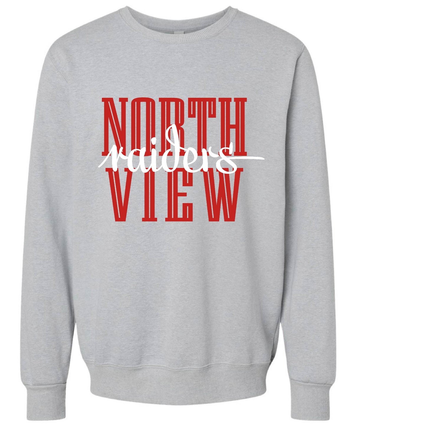 NORTHVIEW & PARKSIDE BLOCK DESIGN CREWNECK SWEATSHIRT