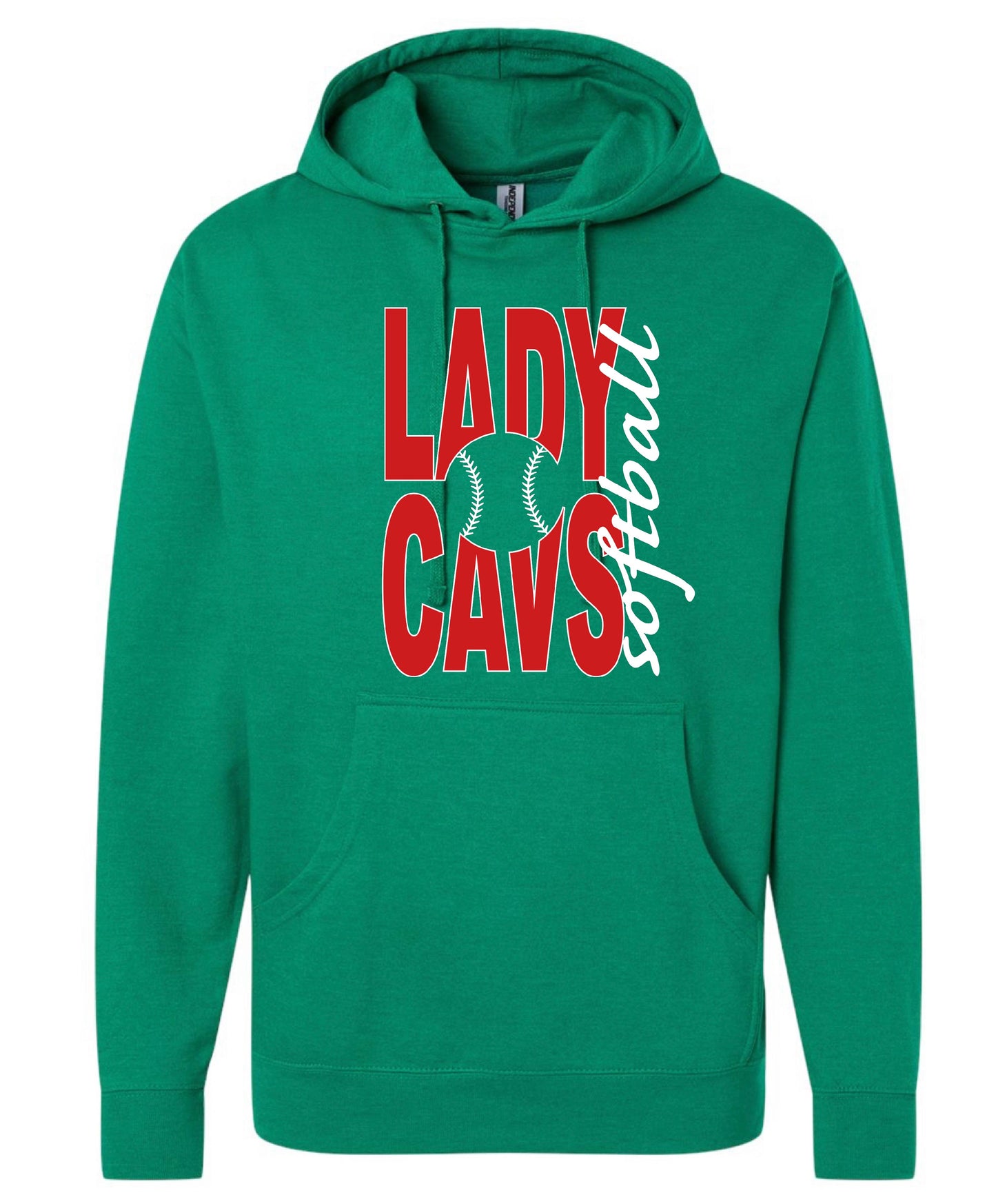 LADY CAVS BALL DESIGN HOODIE