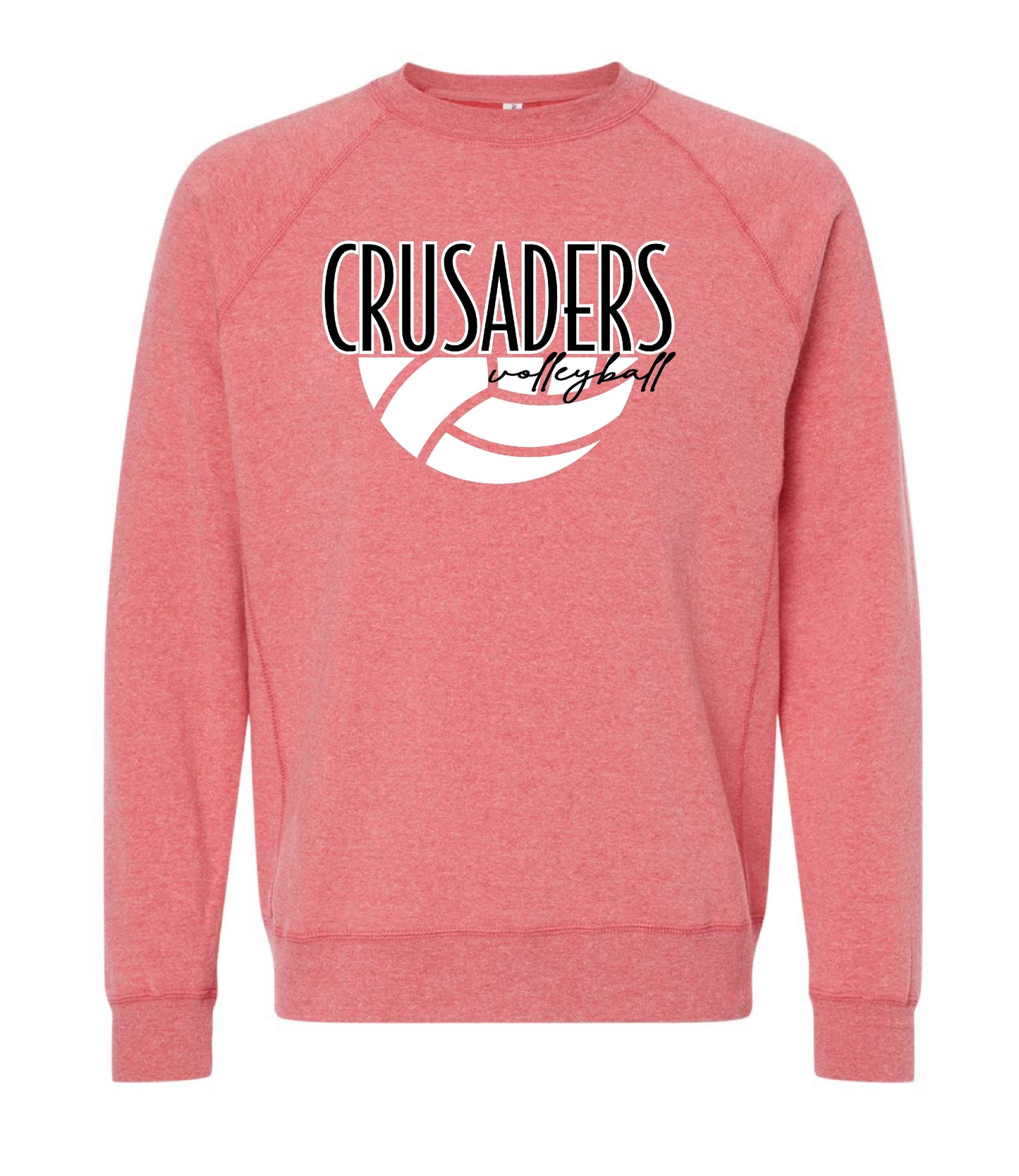 CRUSADERS VOLLEYBALL CREWNECK (25) 1/2 BALL