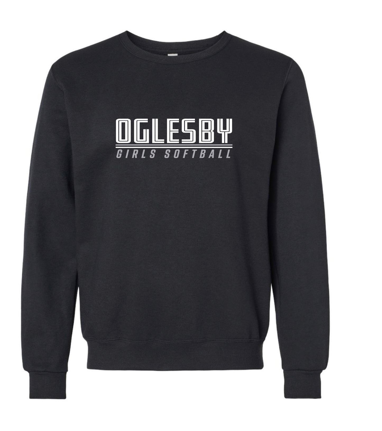 OGLESBY SOFTBALL LINE TYPE HOODIES / CREWNECKS