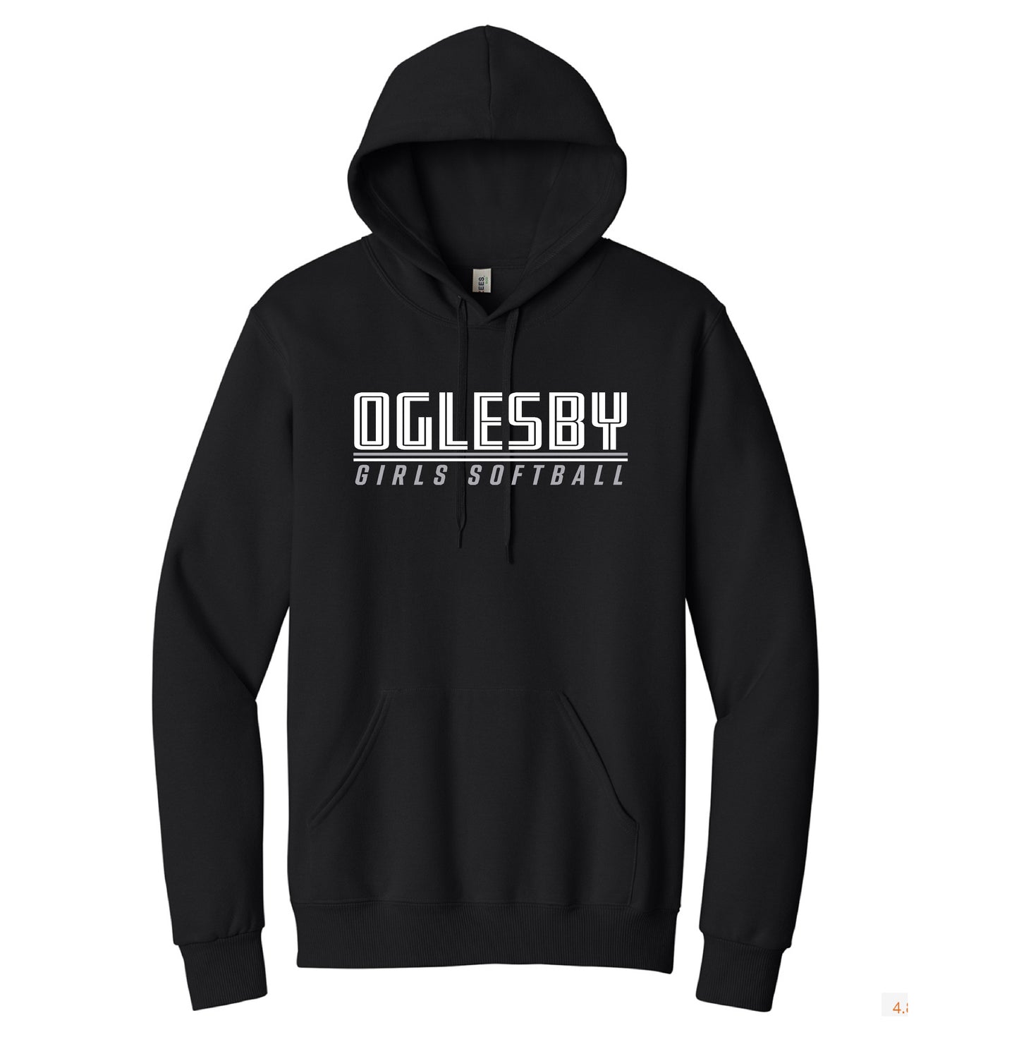 OGLESBY SOFTBALL LINE TYPE HOODIES / CREWNECKS