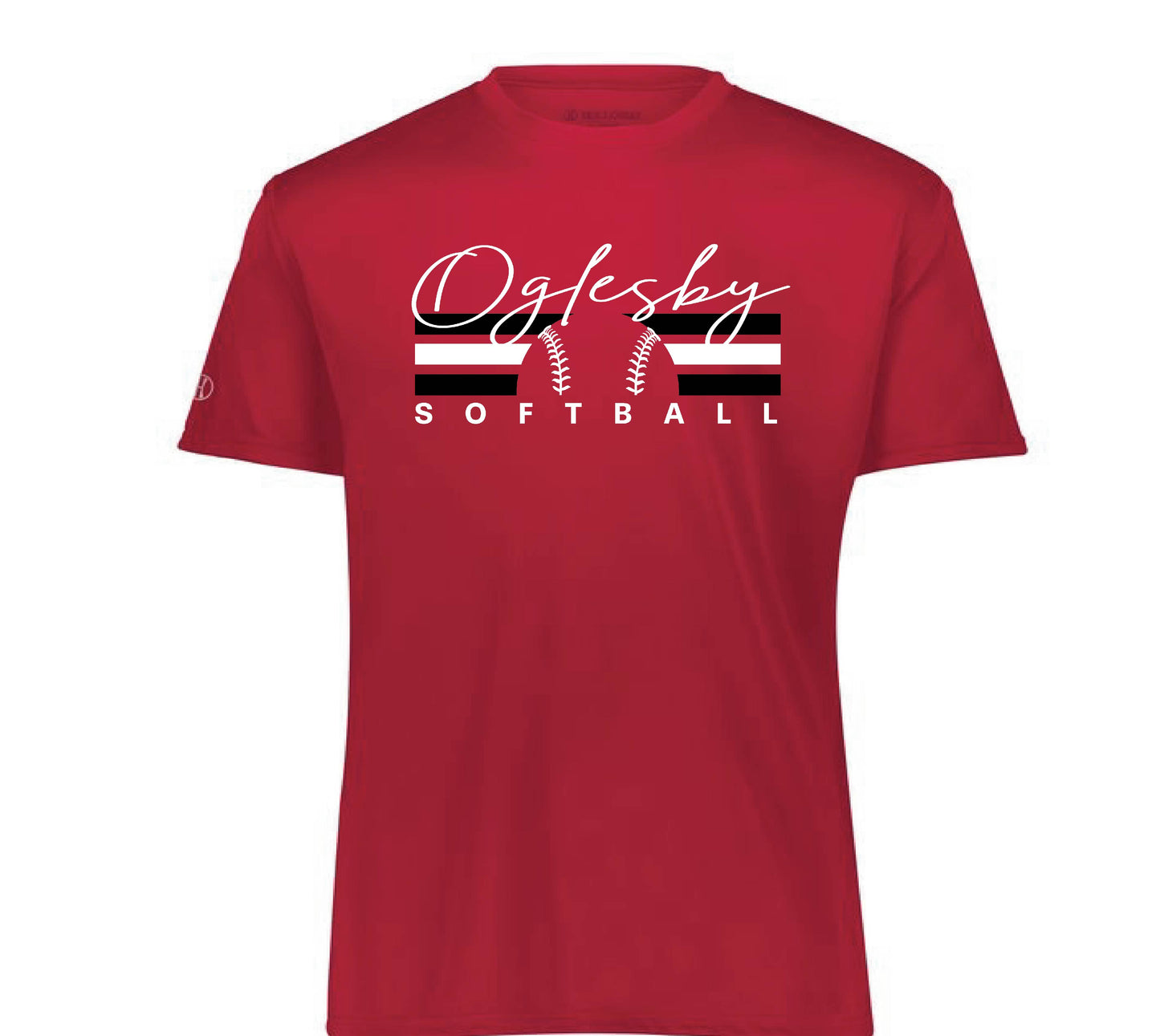 STRIPE OGLESBY SOFTBALL TEAM COLOR SOLID DRIFIT TSHIRTS