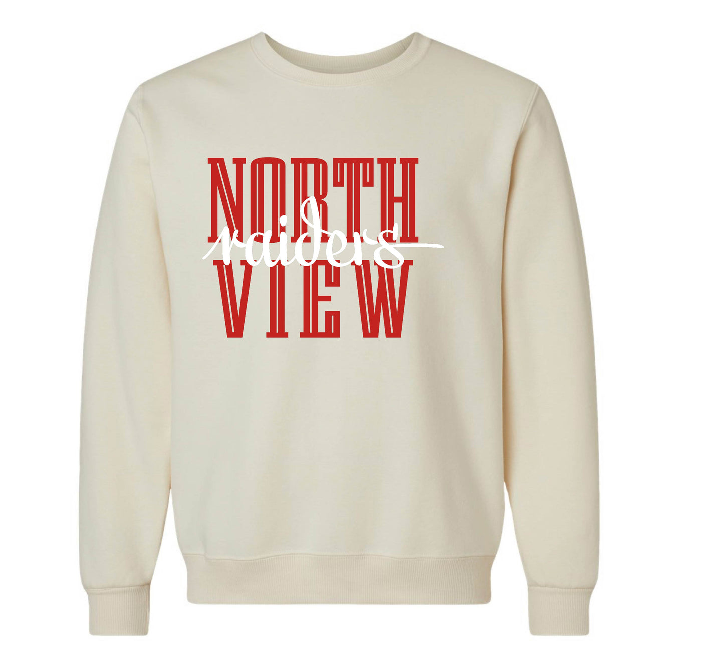 NORTHVIEW & PARKSIDE BLOCK DESIGN CREWNECK SWEATSHIRT