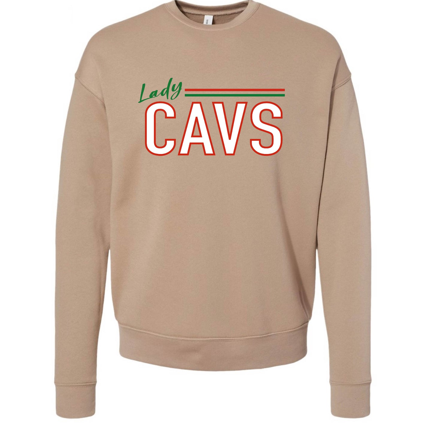 LADY CAVS TWO LINES CREWNECKS (24-25)