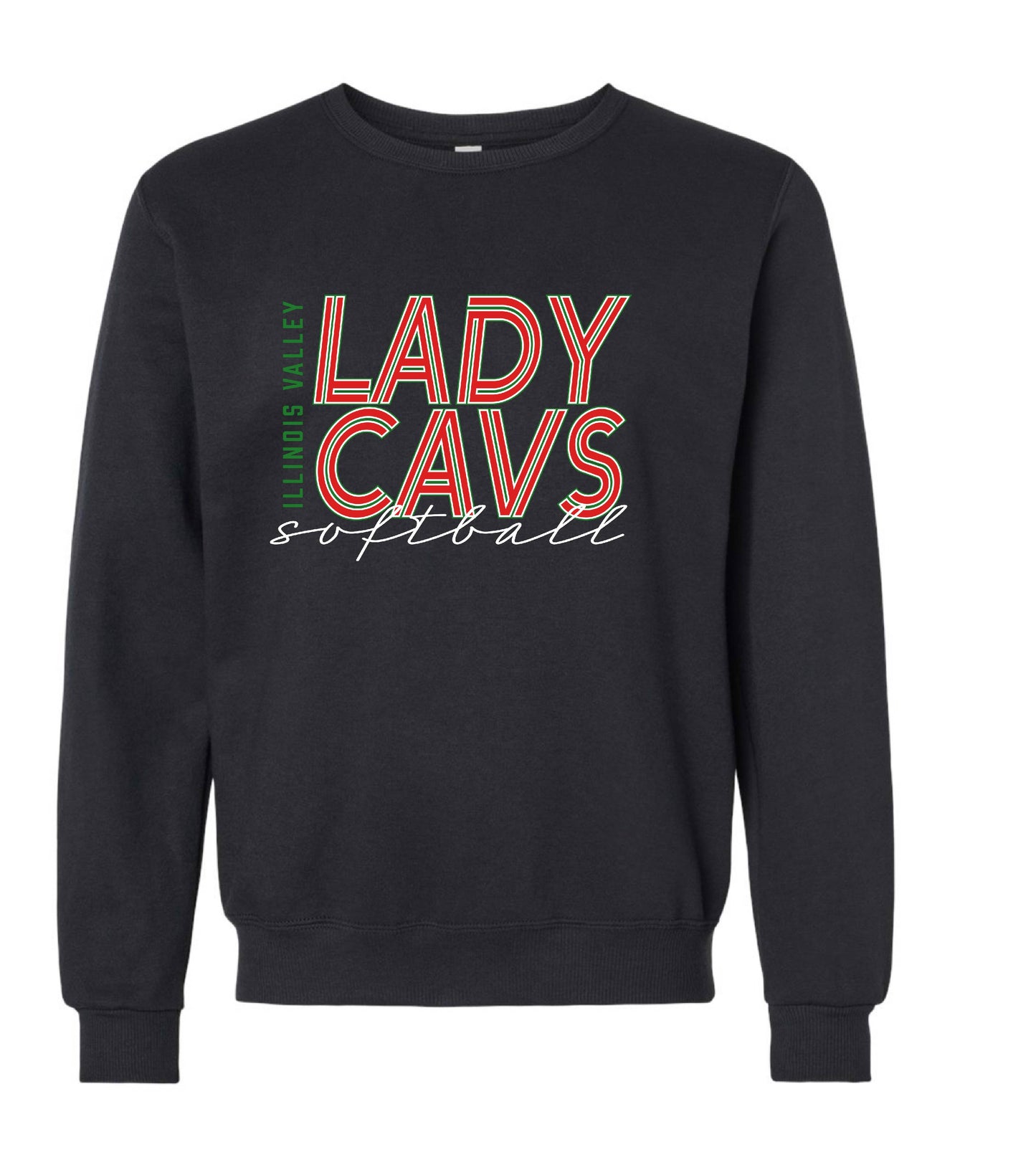 LADY CAVS STACKED CREWNECKS (24-25)
