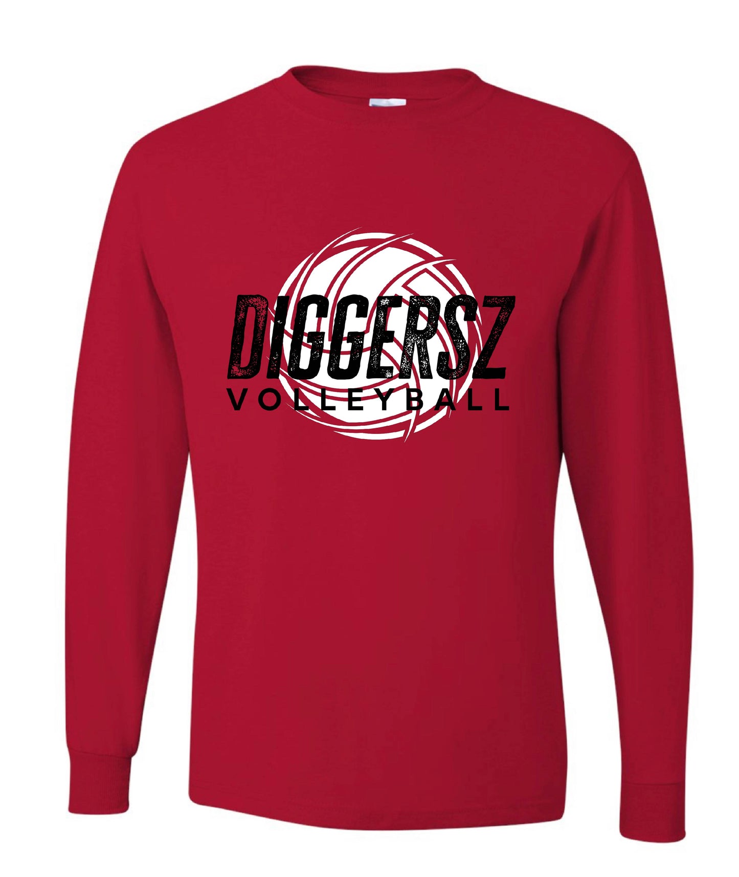 DIGGERSZ VOLLEYBALL TSHIRT/LONG SLEEVE MULTIPLE STYLES (24-25)