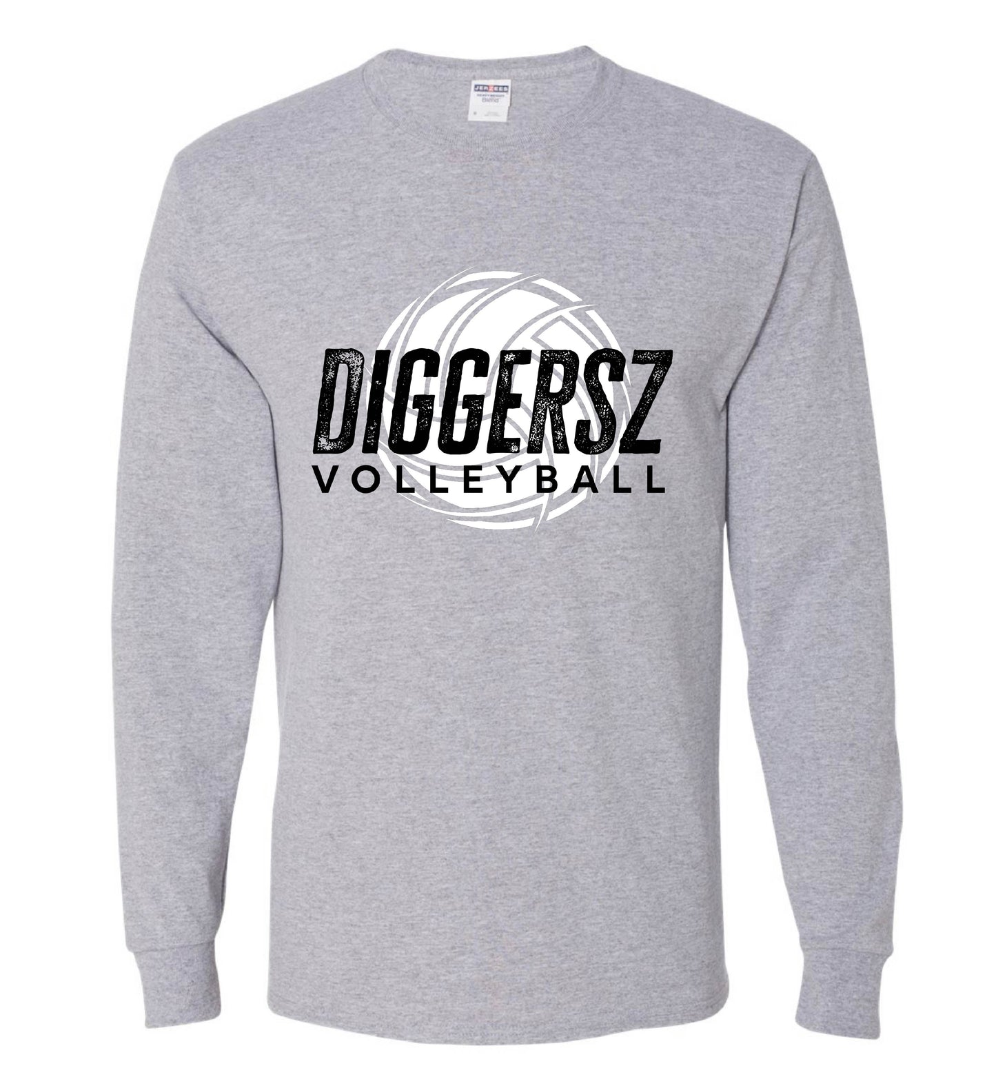 DIGGERSZ VOLLEYBALL TSHIRT/LONG SLEEVE MULTIPLE STYLES (24-25)