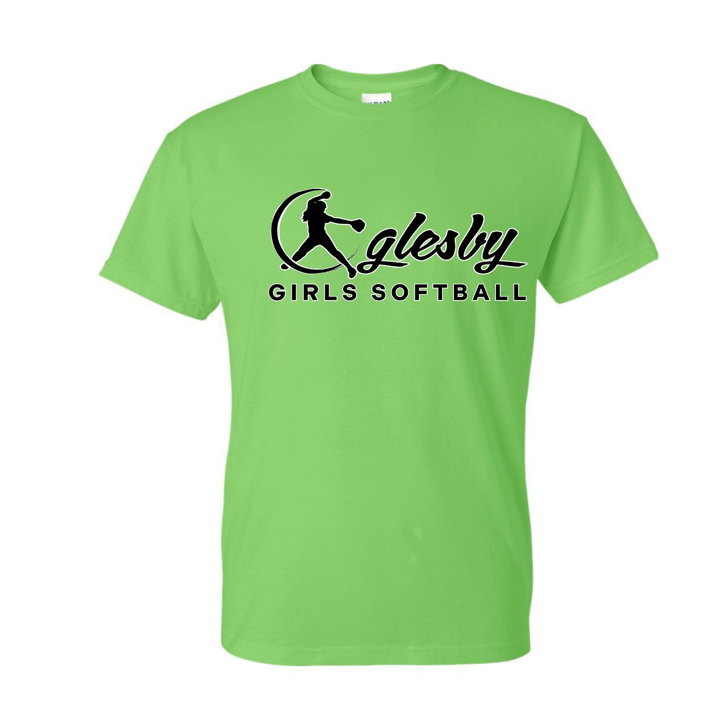 OGLESBY SOFTBALL LOGO TEAM COLOR SOLID COTTON TSHIRTS