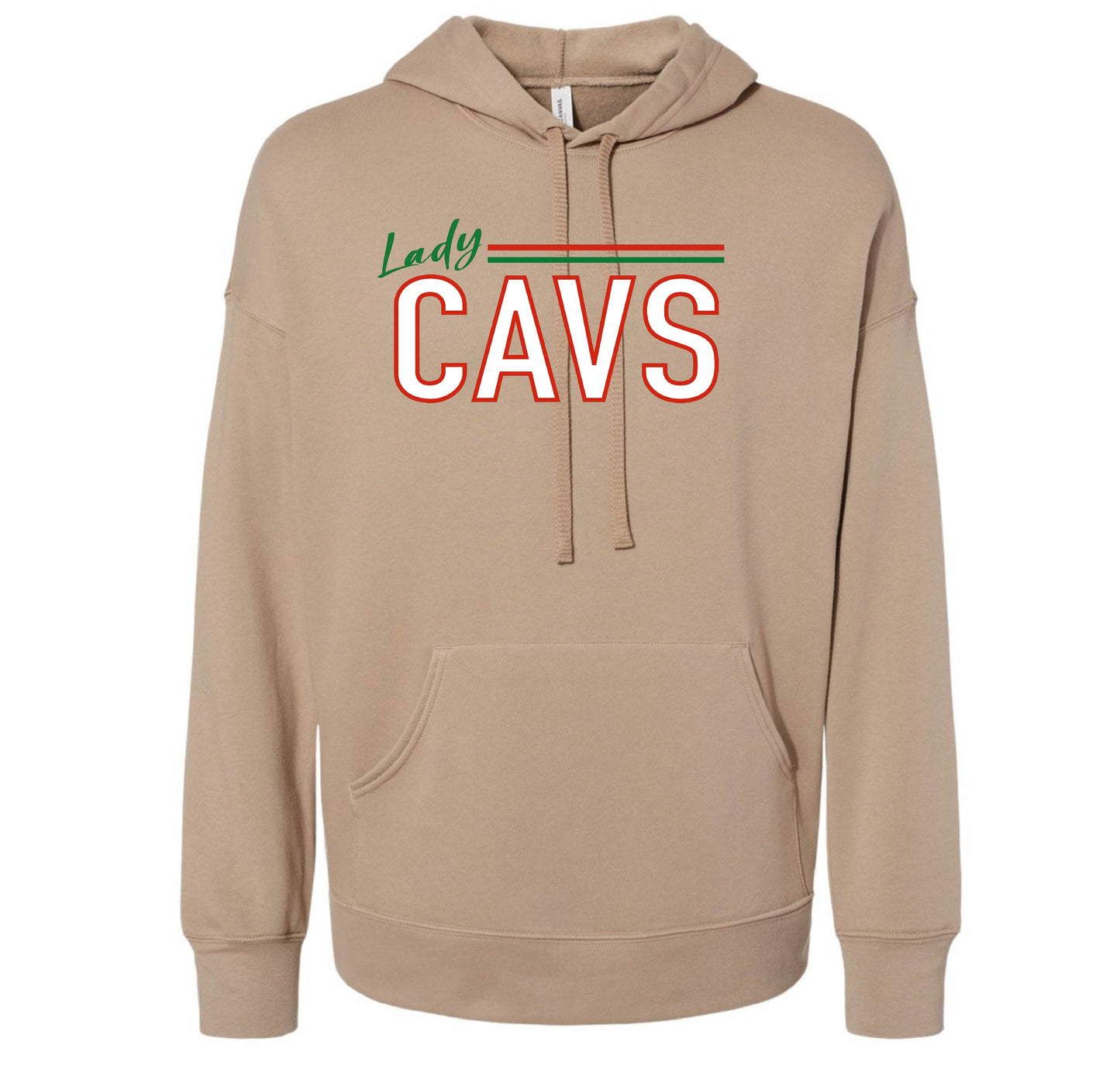 LADY CAVS TWO LINE HOODED SWEATSHIRT (24-25)