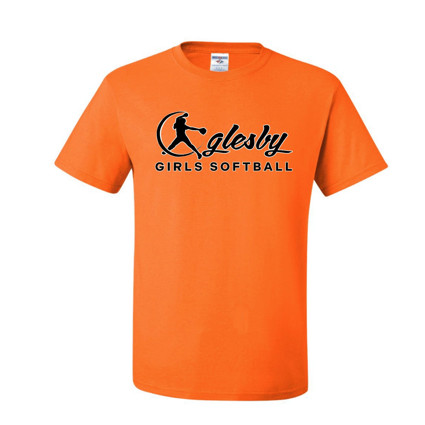 OGLESBY SOFTBALL LOGO TEAM COLOR SOLID COTTON TSHIRTS