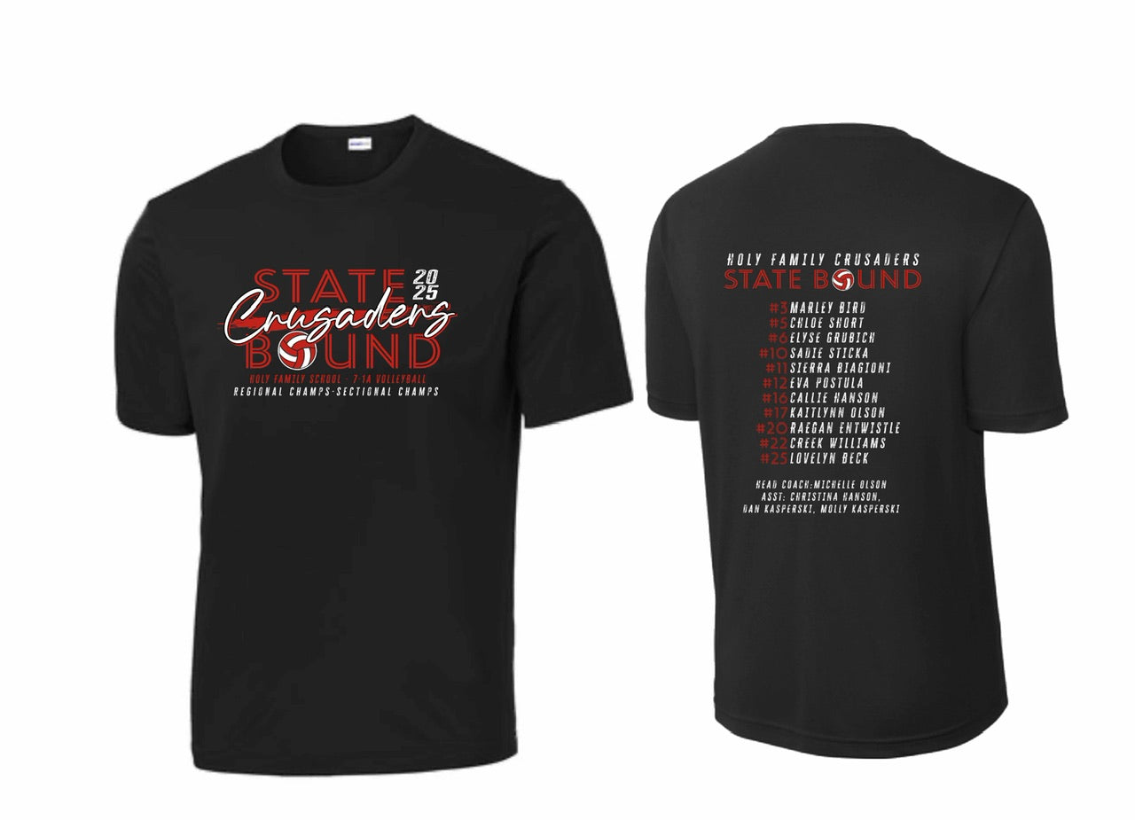 HF CRUSADERS STATE BOUND VOLLEYBALL (VARIOUS STYLES)