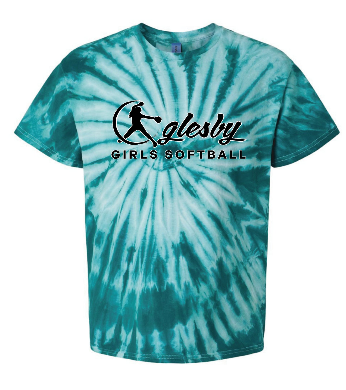 OGLESBY SOFTBALL LOGO TEAM COLOR SOLID TIE DYE TSHIRTS