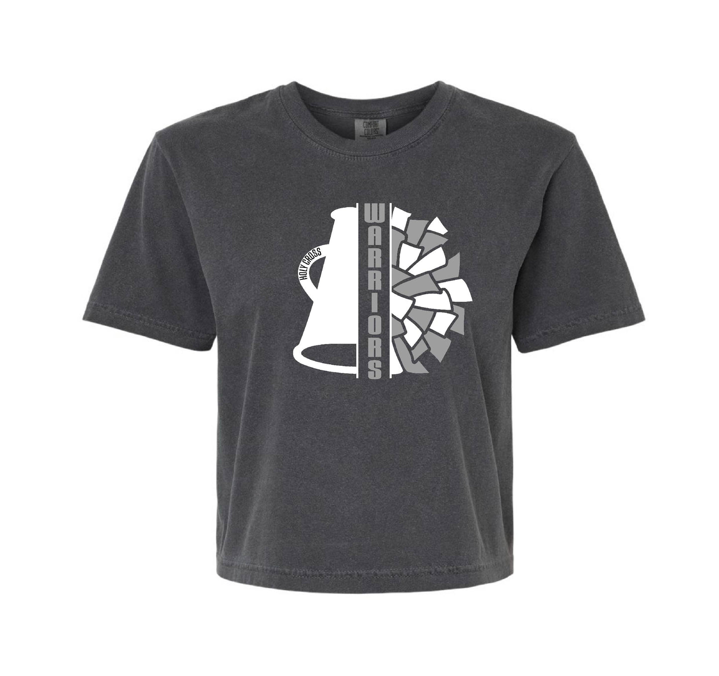 HCS WARRIORS MEGAPHONE/POM WOMENS T& LONG SLEEVE