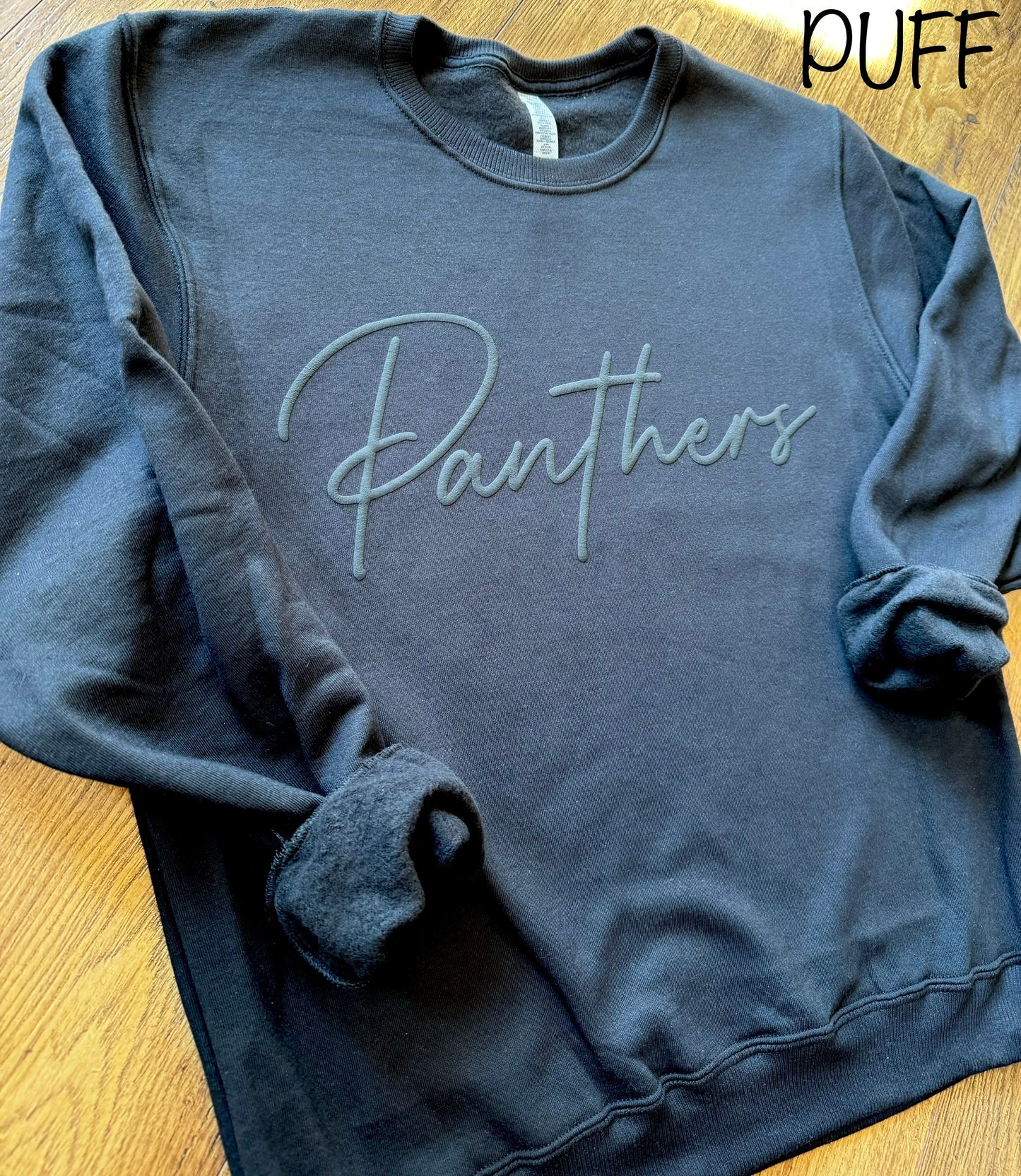 PUFF* PANTHERS BLACK ON BLACK (VARIOUS STYLES)