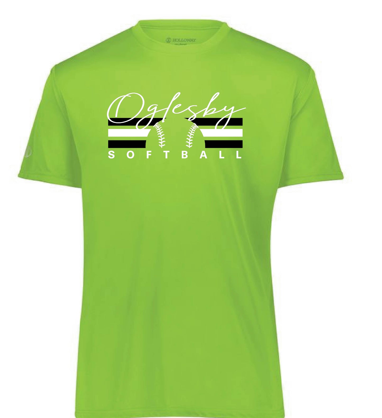 STRIPE OGLESBY SOFTBALL TEAM COLOR SOLID DRIFIT TSHIRTS