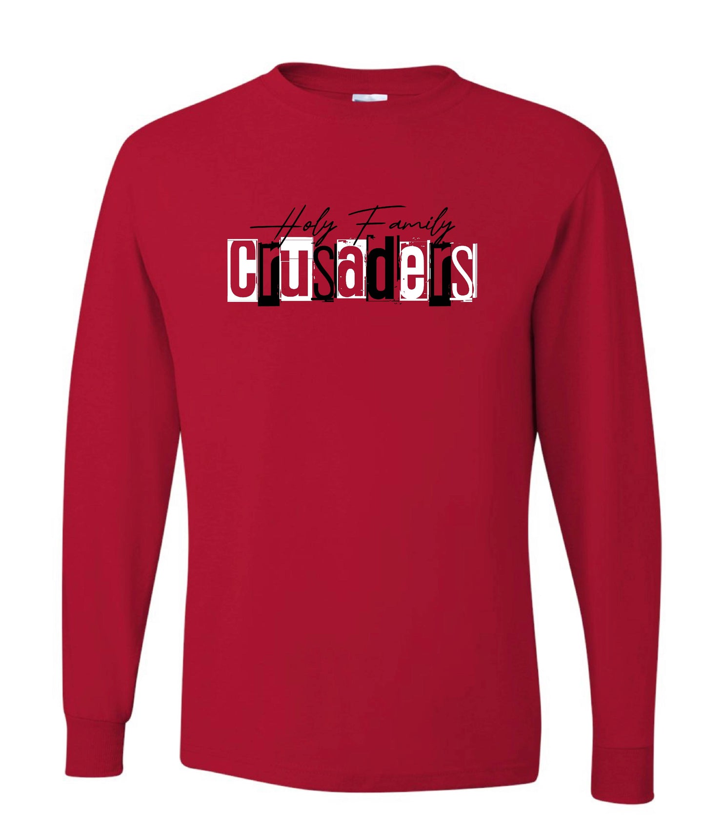 CRUSADERS STENCIL TSHIRT/LONG SLEEVE (24/25)