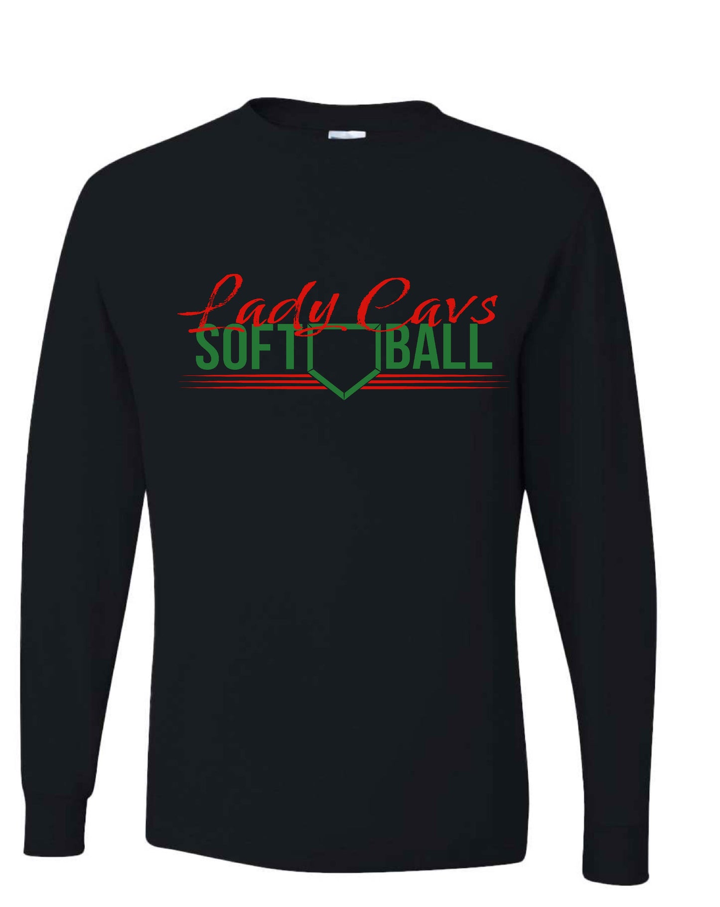 SOFTBALL PLATE TSHIRT/LONG SLEEVE T