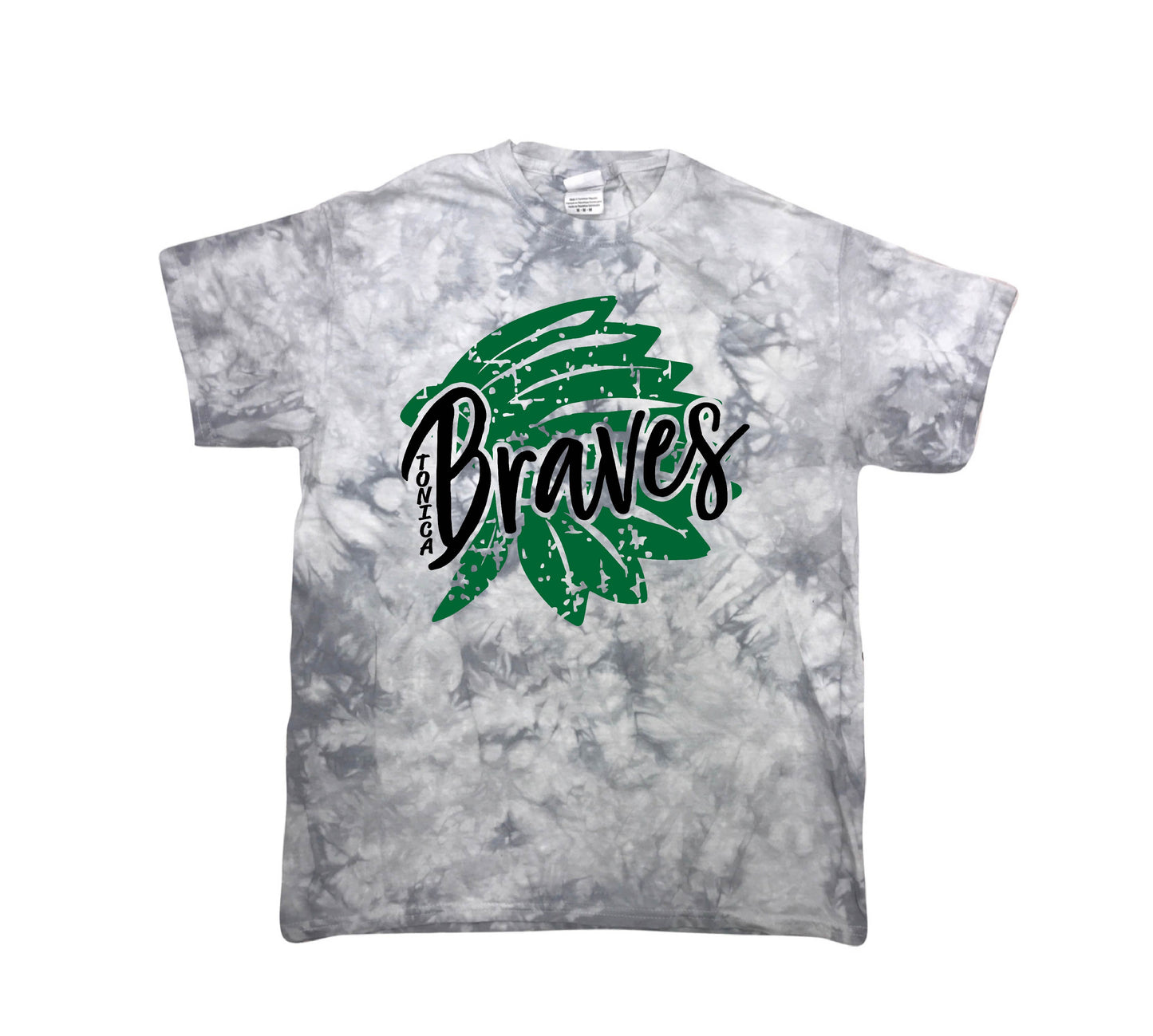 TIE DYE BRAVES T SHIRT
