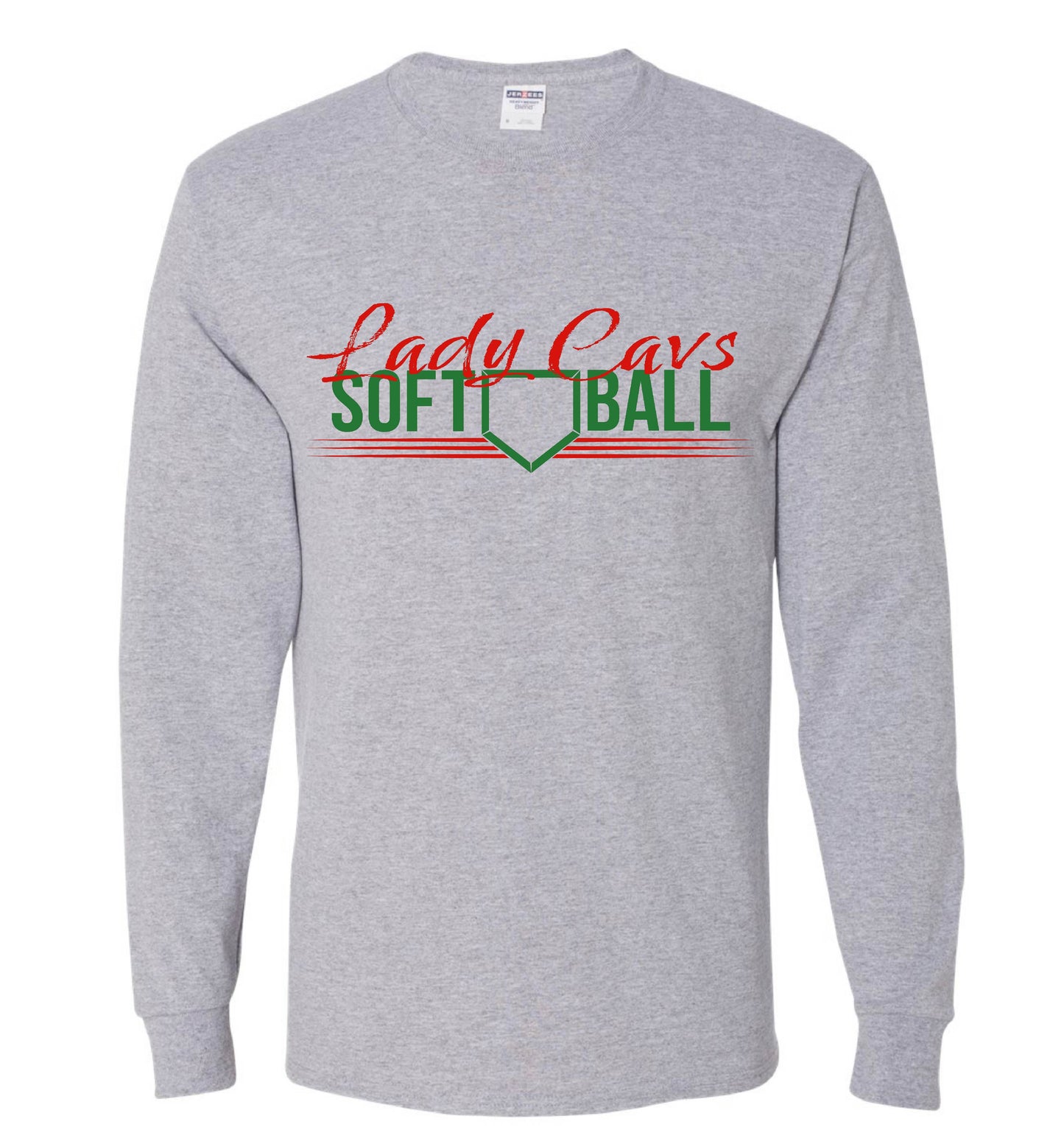 SOFTBALL PLATE TSHIRT/LONG SLEEVE T