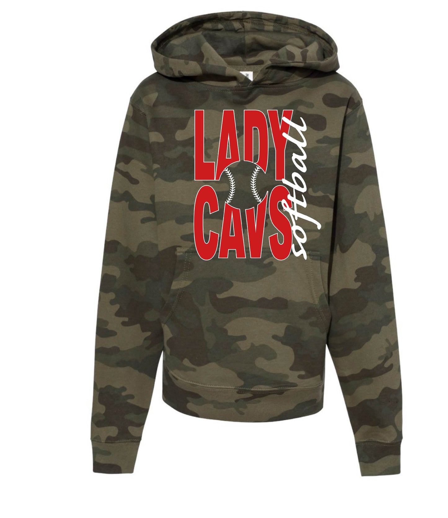 LADY CAVS BALL DESIGN HOODIE
