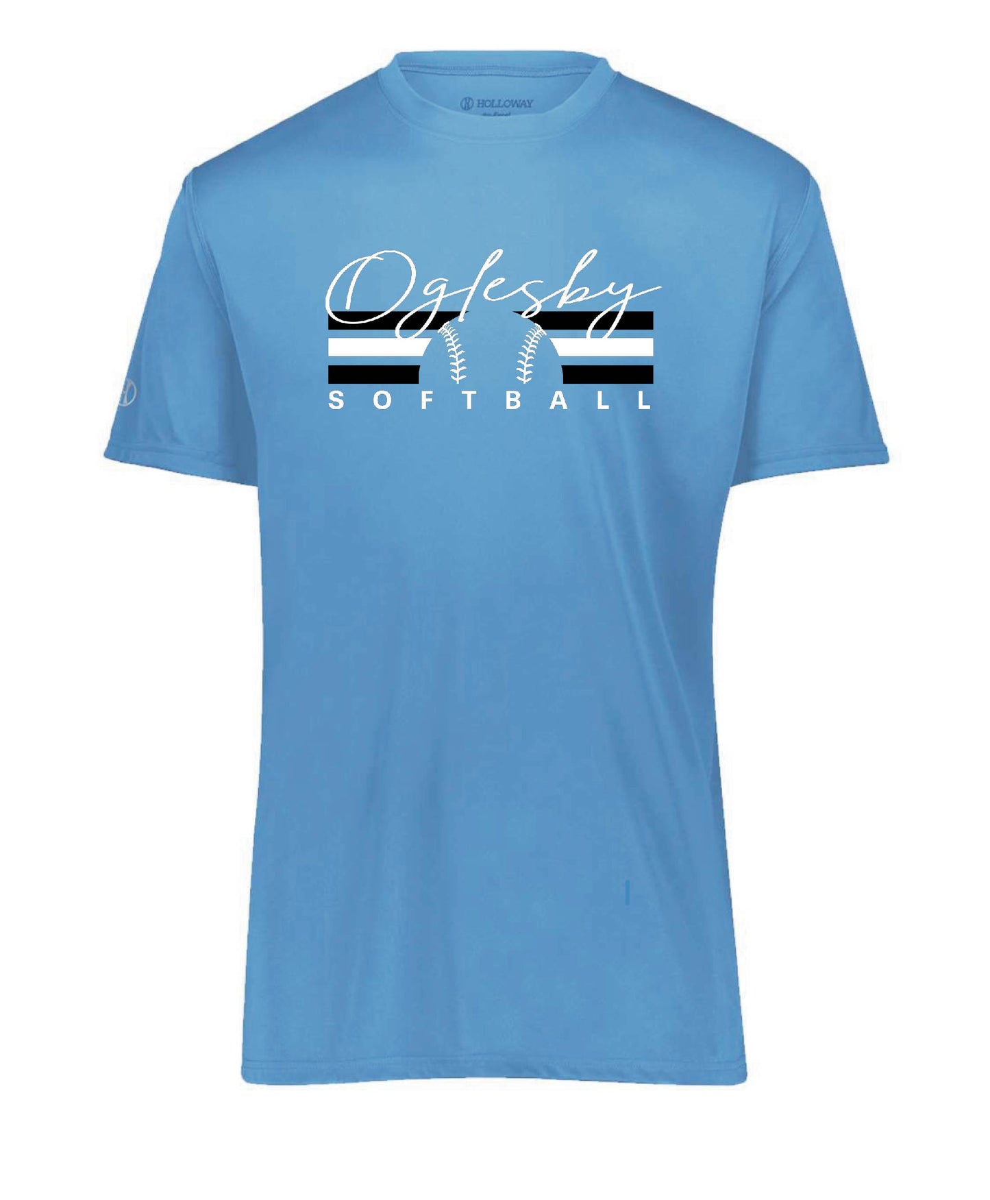 STRIPE OGLESBY SOFTBALL TEAM COLOR SOLID DRIFIT TSHIRTS