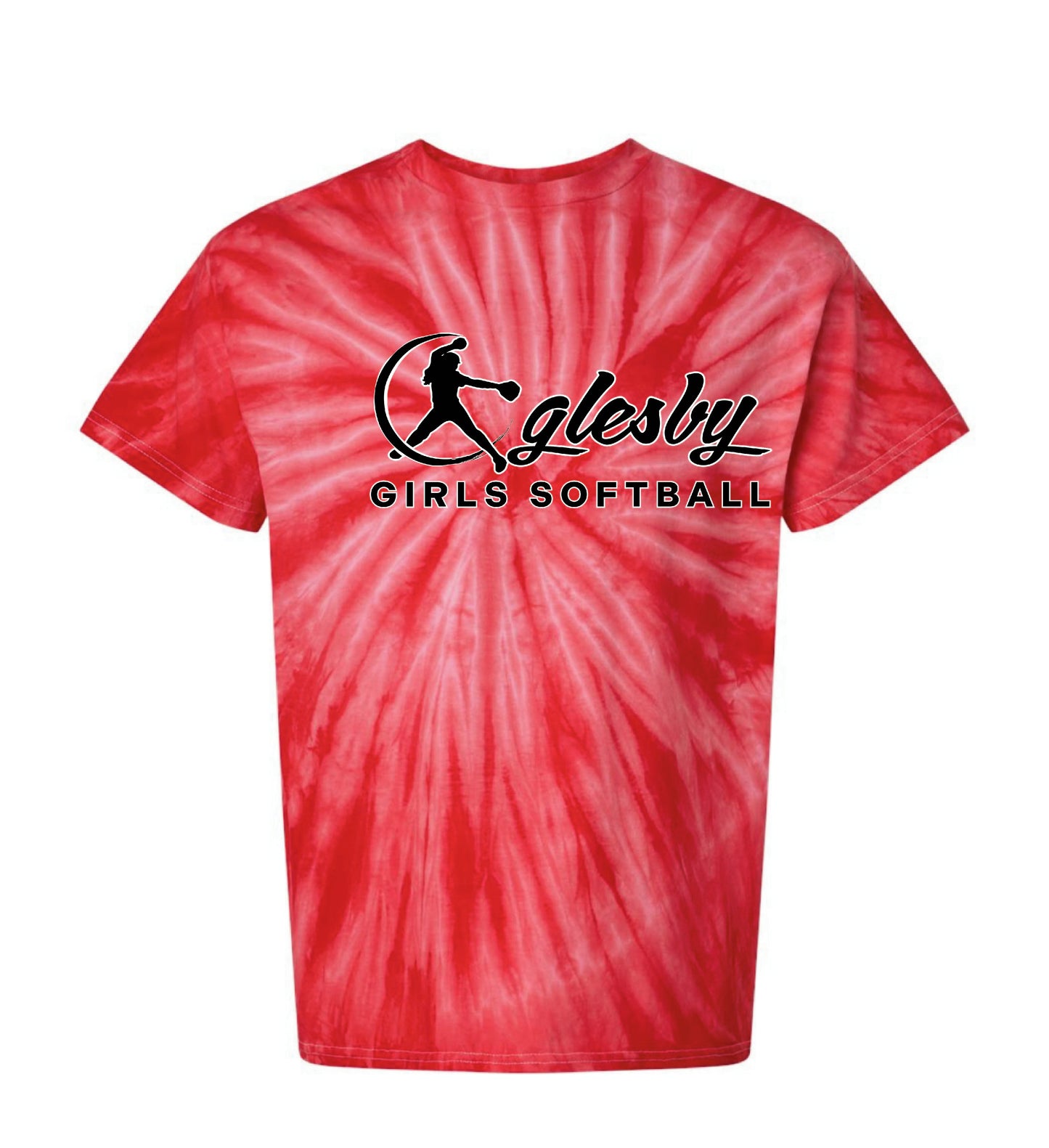 OGLESBY SOFTBALL LOGO TEAM COLOR SOLID TIE DYE TSHIRTS