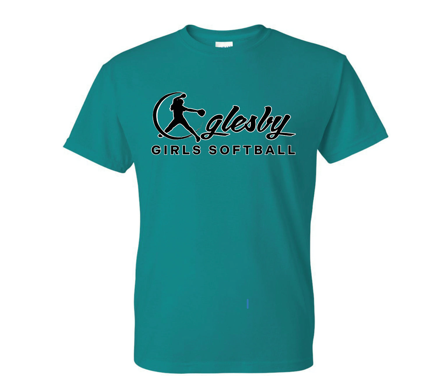 OGLESBY SOFTBALL LOGO TEAM COLOR SOLID COTTON TSHIRTS
