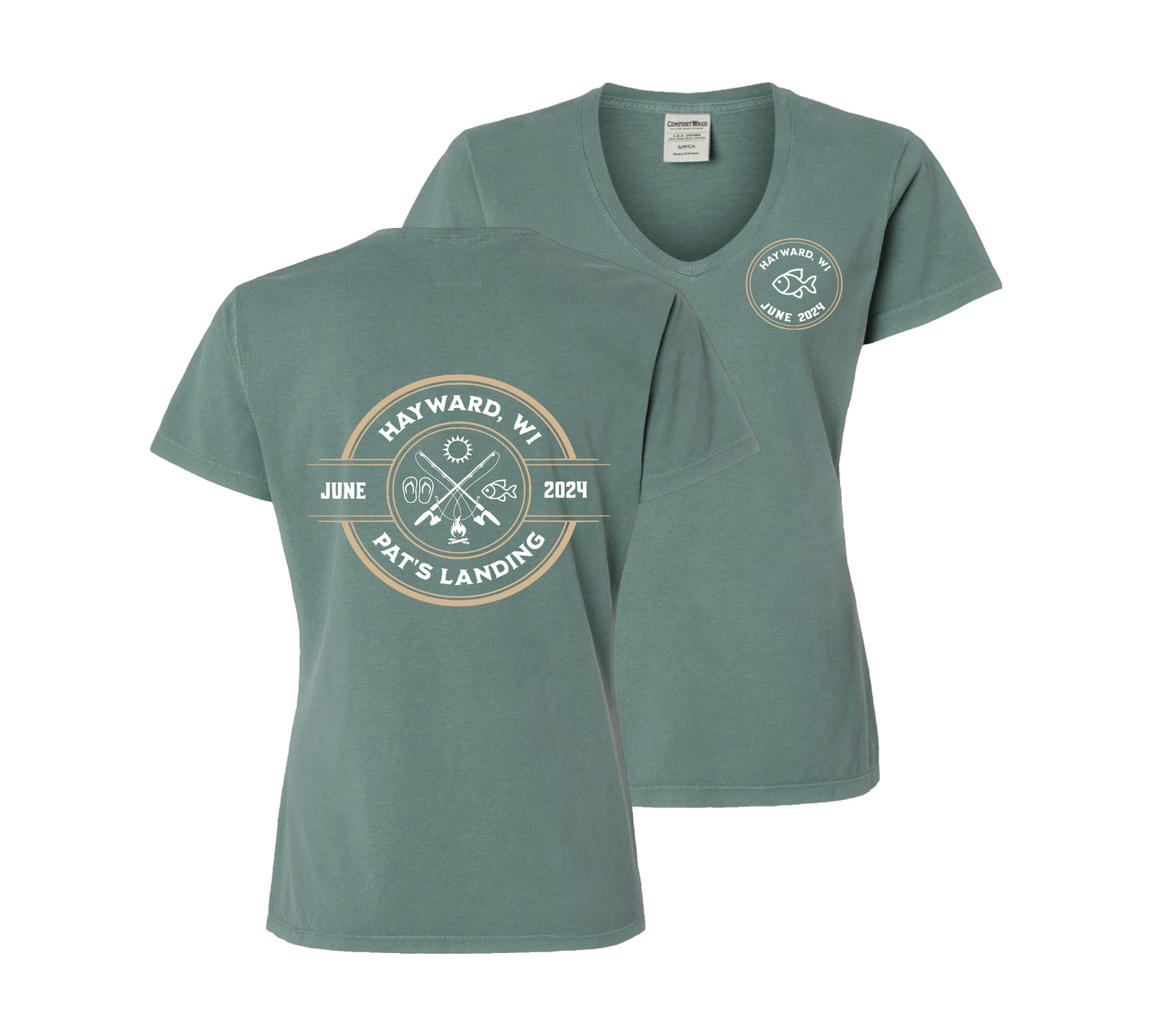 Hayward V neck T (adult)