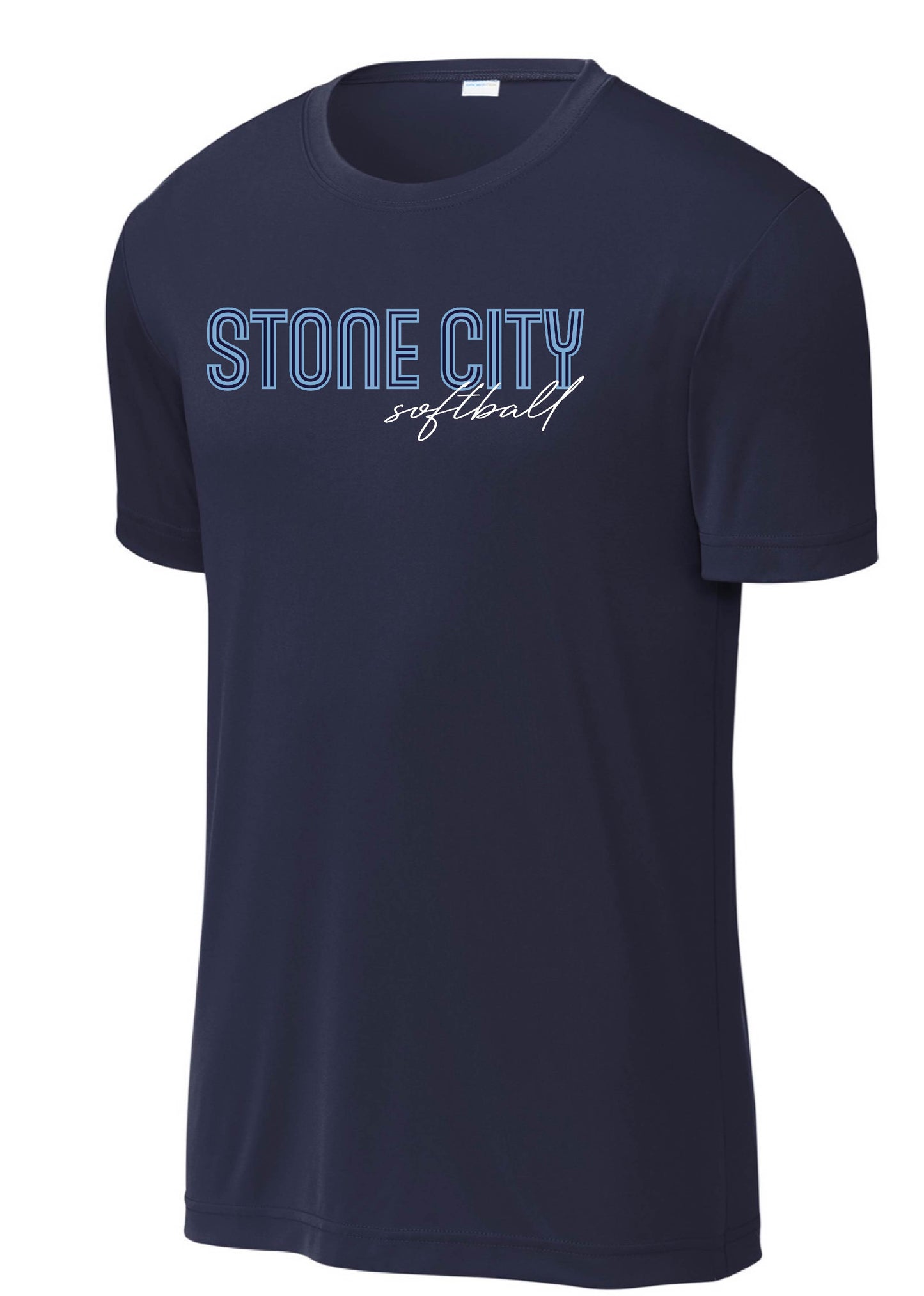 LINE FONT STONE CITY T-SHIRT