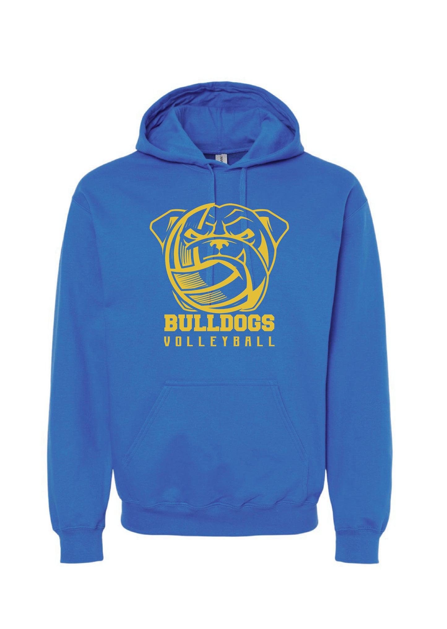 BULLDOGS VOLLEYBALL HOODED SWEATSHIRTS