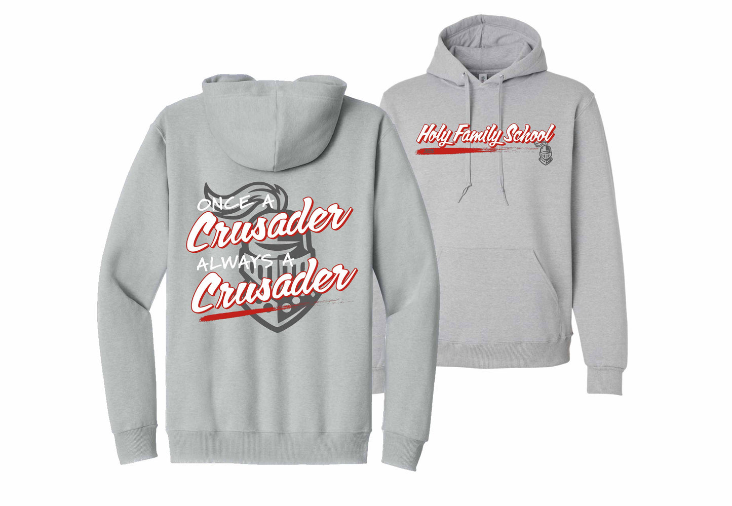 ONCE A CRUSADER HOODED SWEATSHIRTS (MULTIPLE STYLES)