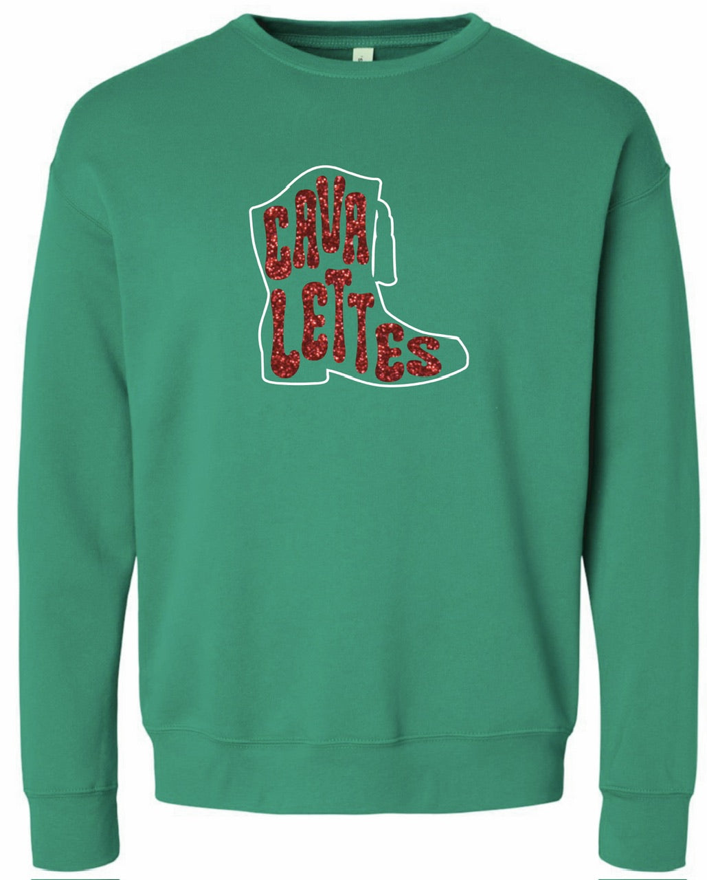 *GLITTER* CAVALETTES BOOT CREWNECKS & HOODIES