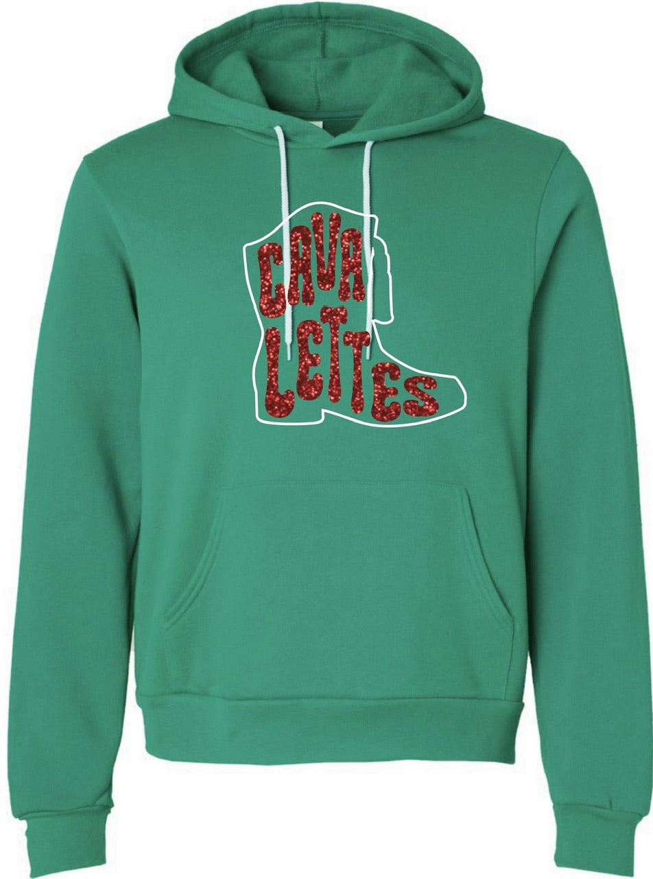 *GLITTER* CAVALETTES BOOT CREWNECKS & HOODIES