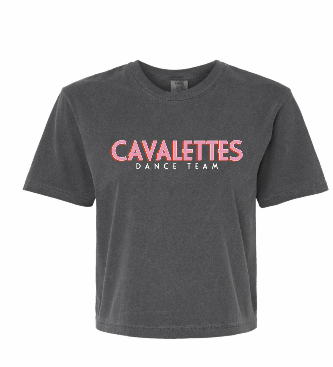 CAVALETTES - PINK- WOMENS BOXY CROP T