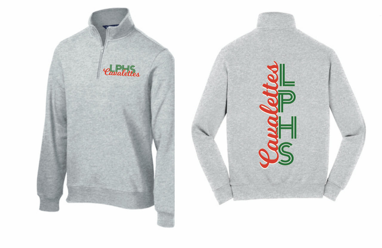 LPHS CAVALETTES F/B DESIGN 1/4 ZIP (MULTIPLE STYLES)