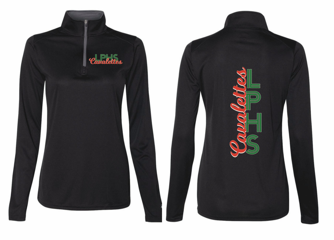 WOMENS LPHS CAVALETTES F/B DESIGN 1/4 ZIP DRIFIT