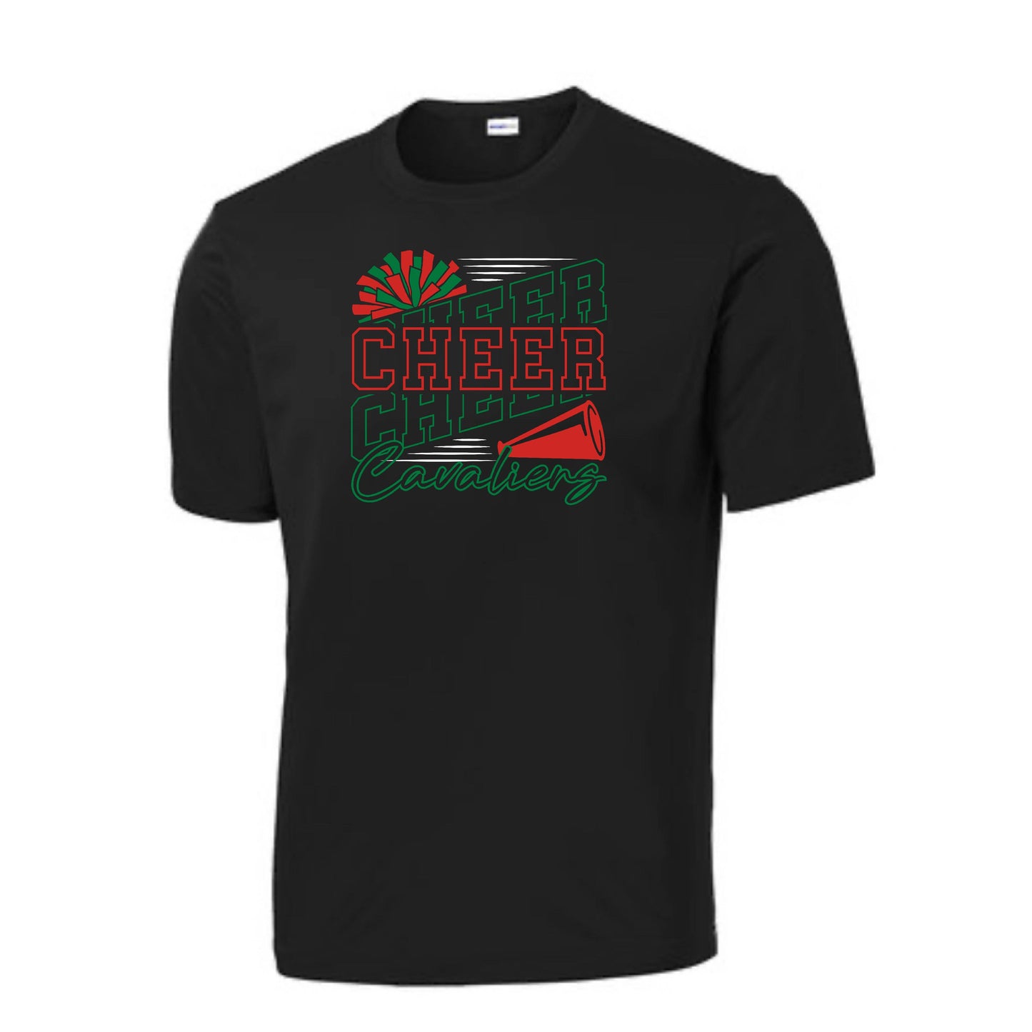 CHEER CHEER CHEER CAVALIERS DRIFIT Ts&HOODIES (VARIOUS STYLES)