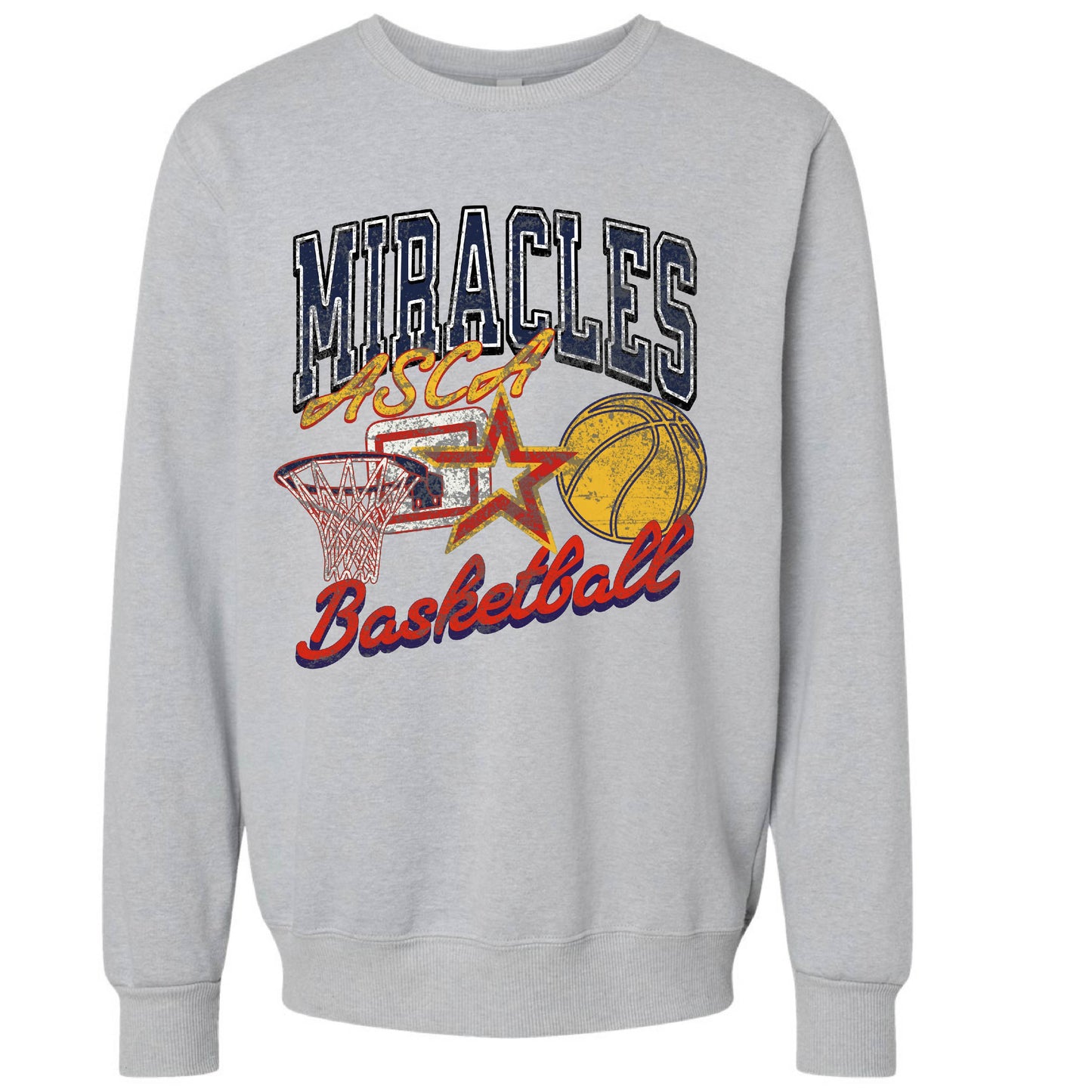 ASCA BASKETBALL FULL DESIGN - CREWNECK (MULTIPLE OPTIONS)