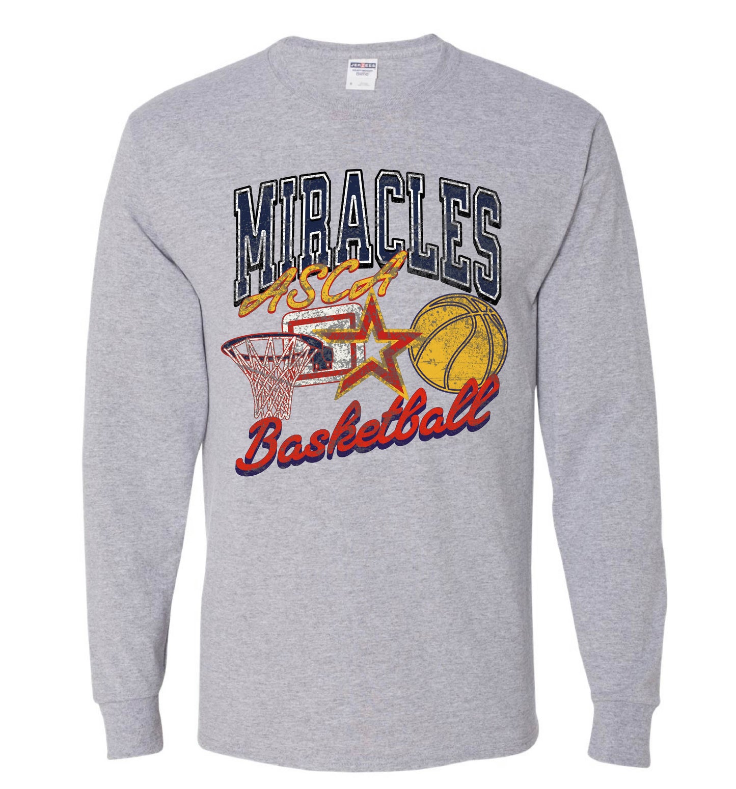 ASCA BASKETBALL FULL DESIGN - TSHIRT / LONG SLEEVE (MULTIPLE OPTIONS)