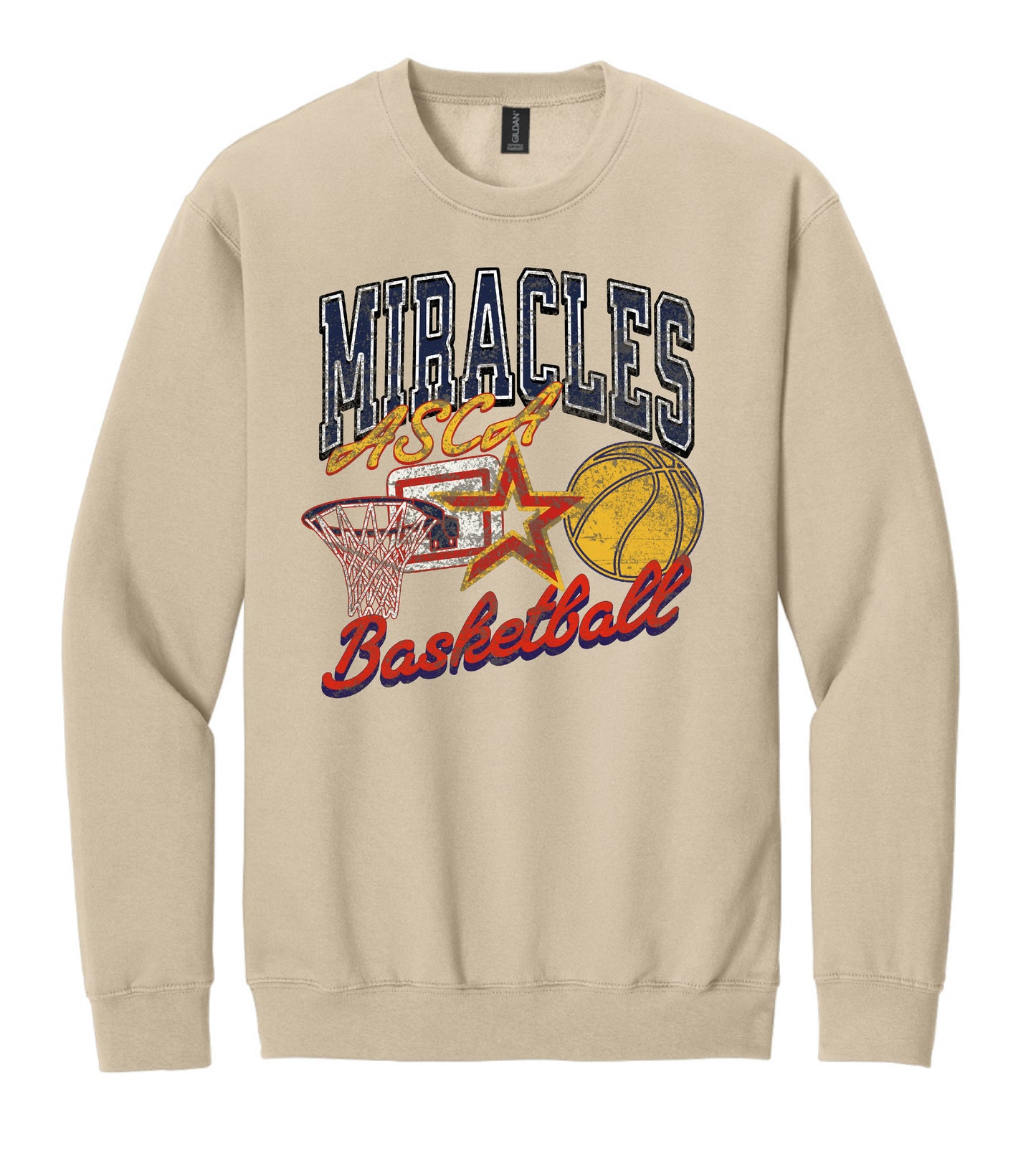 ASCA BASKETBALL FULL DESIGN - CREWNECK (MULTIPLE OPTIONS)