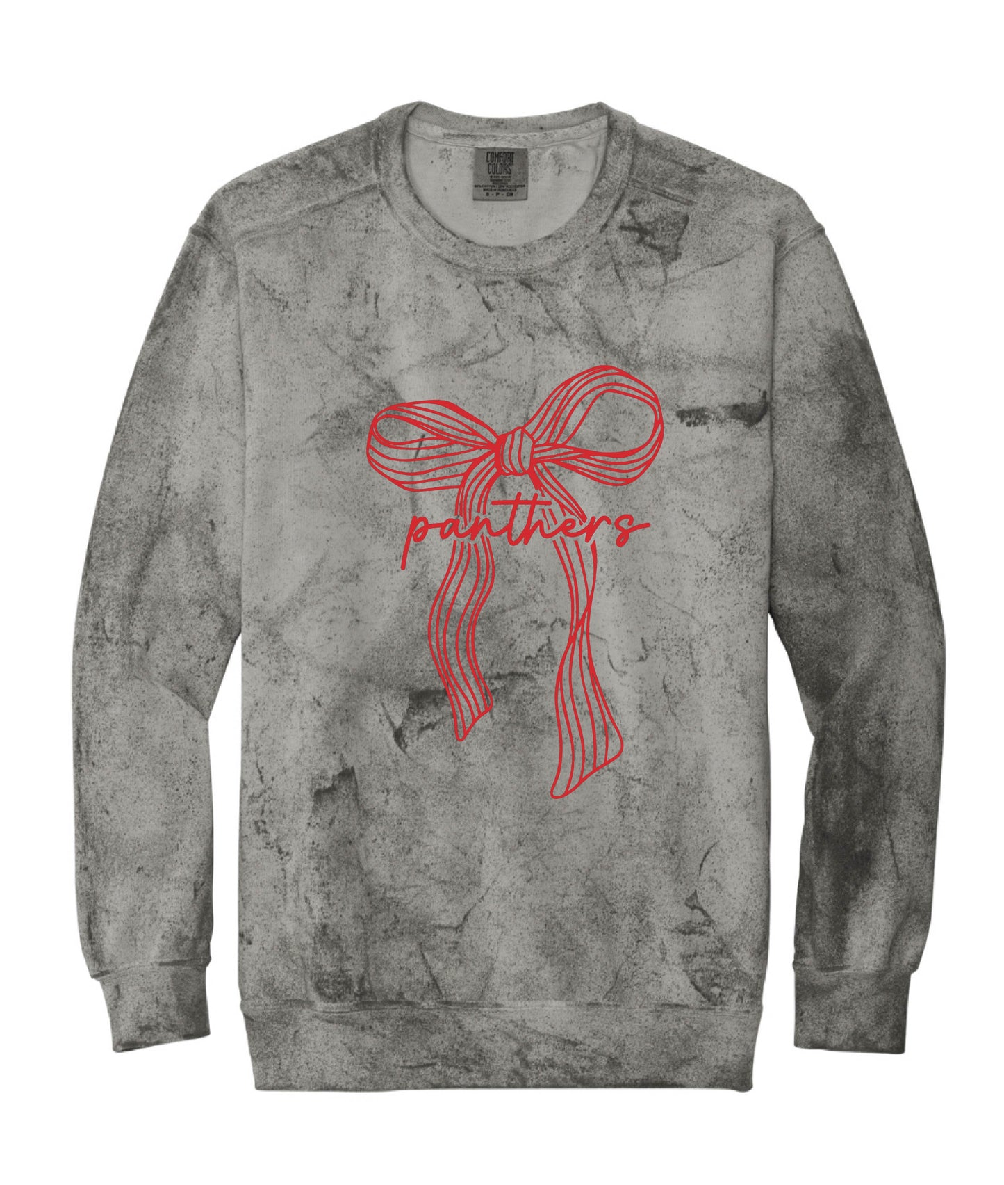 PANTHERS STRIPE BOW TOPS (VARIOUS STYLES)