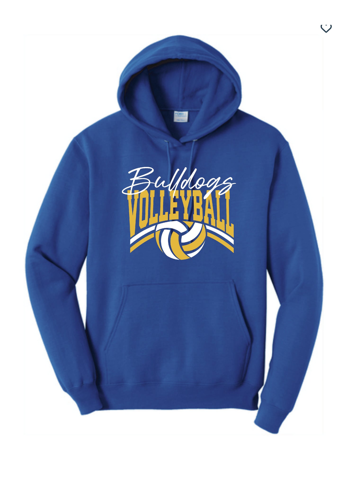 BULLDOGS VB STRIPE — HOODIE (25/26)