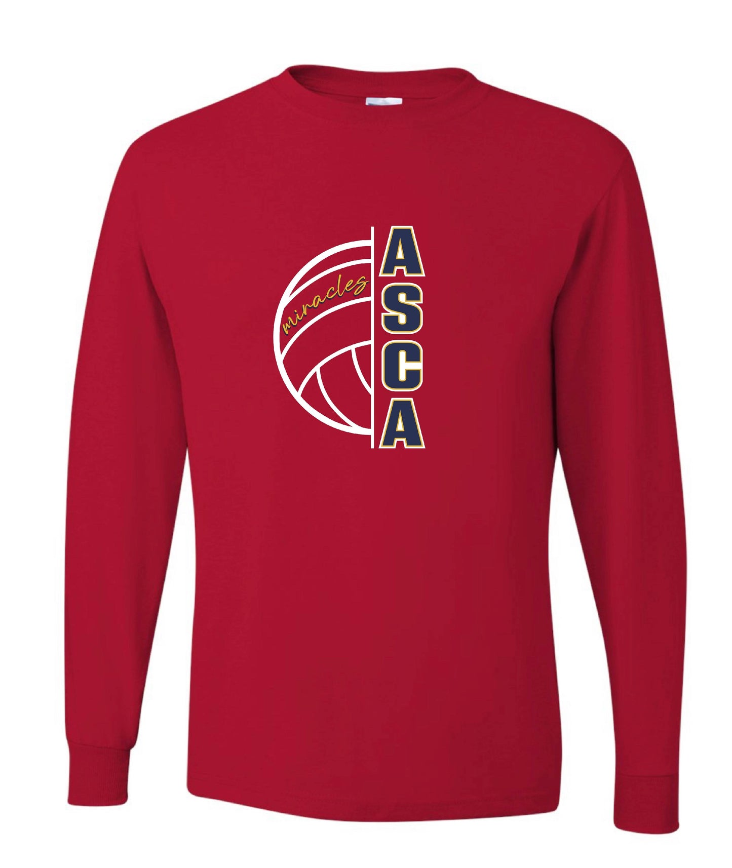 ASCA VOLLEYBALL -ball - T’S and long sleeve
