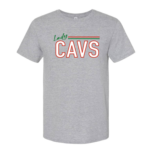 LADY CAVS TWO STRIPE T SHIRTS (24-25)