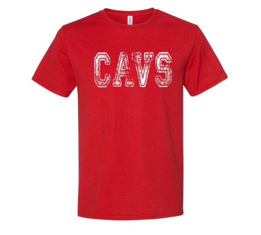 CAVS GRUNGE FONT T’S (24-25)