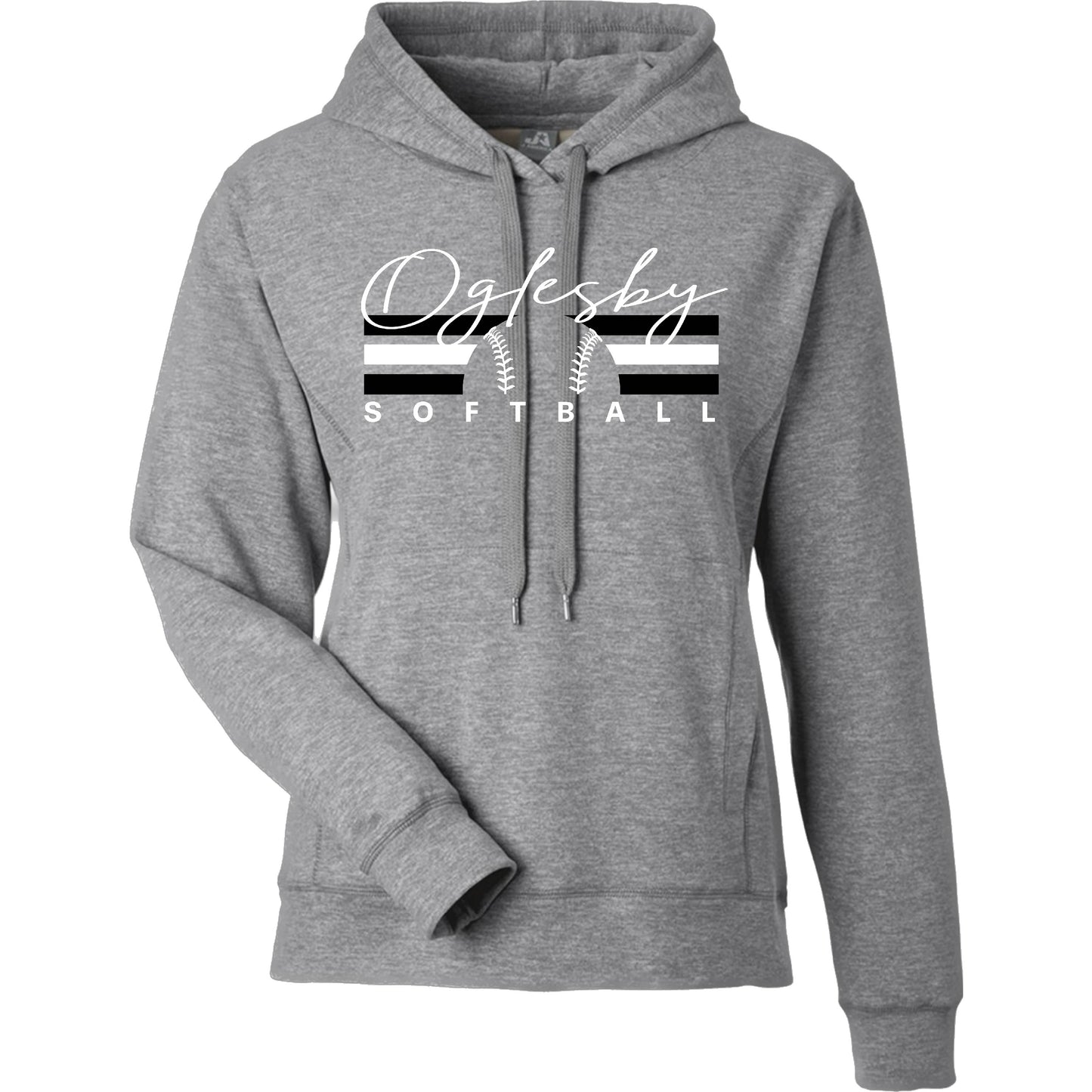 STRIPE OGLESBY SOFTBALL LOGO SUPER SOFT HOODIE
